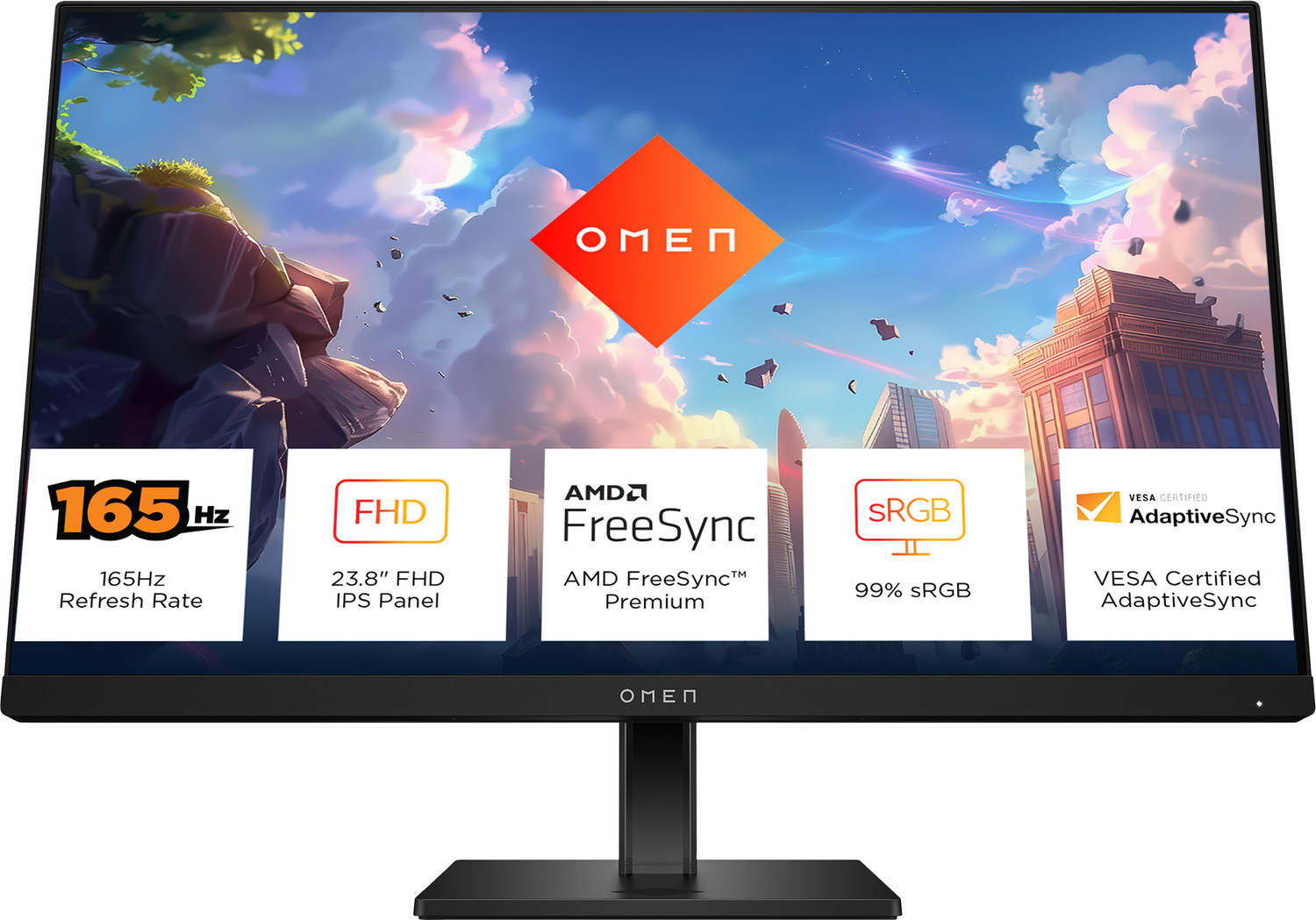 HP 23.8 inch Full HD IPS Panel with 99% sRGB, Height Adjustable/Tilt/S