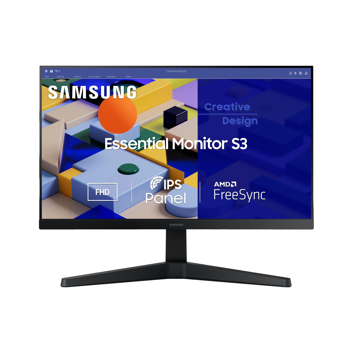 SAMSUNG 22 inch Full HD IPS Panel Monitor (LF22T354FHWXXL)  (Response Time: 5 ms, 75 Hz Refresh Rate)