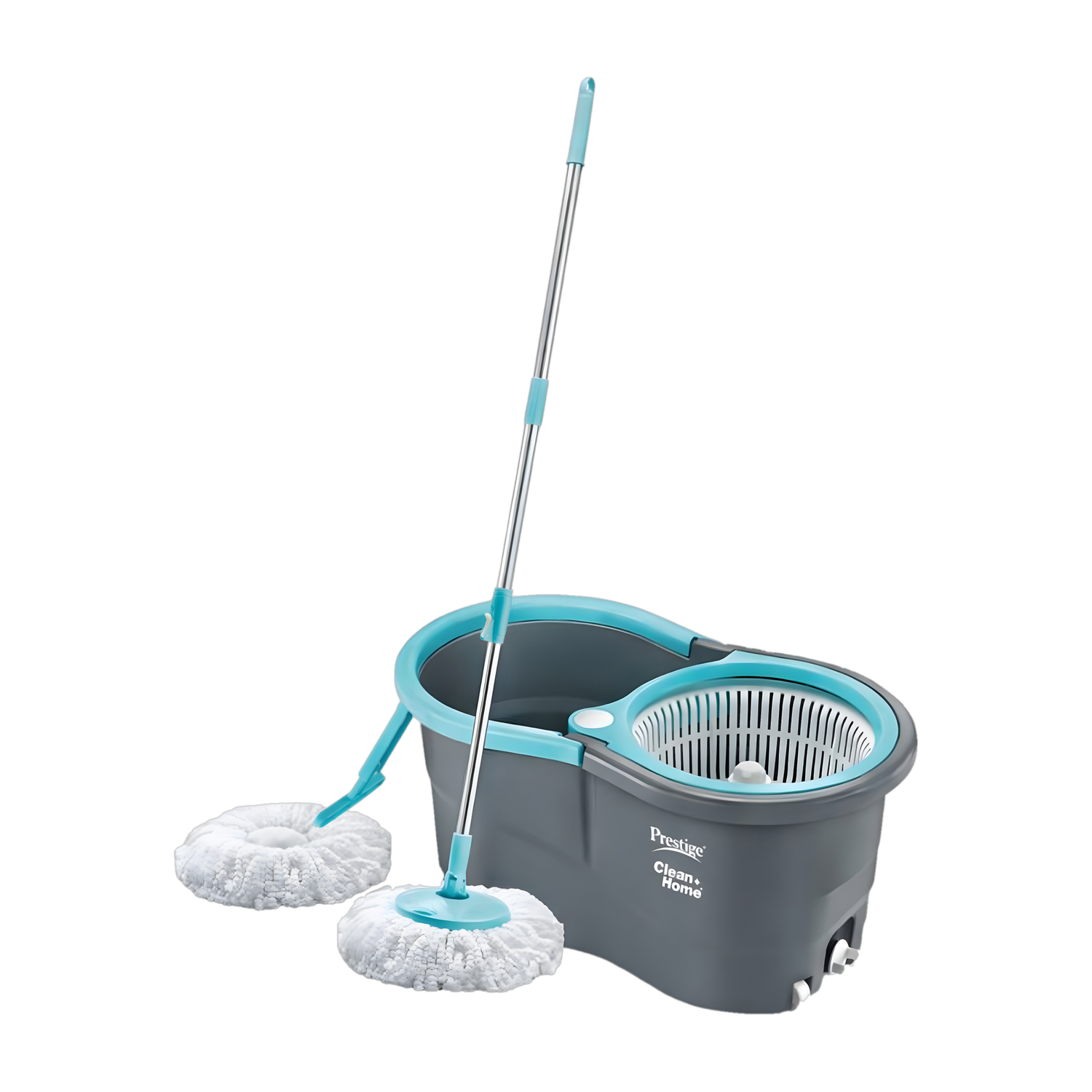 Prestige Cleanhome Alpha Mop With 2 Microfiber Mop Heads Mop Set