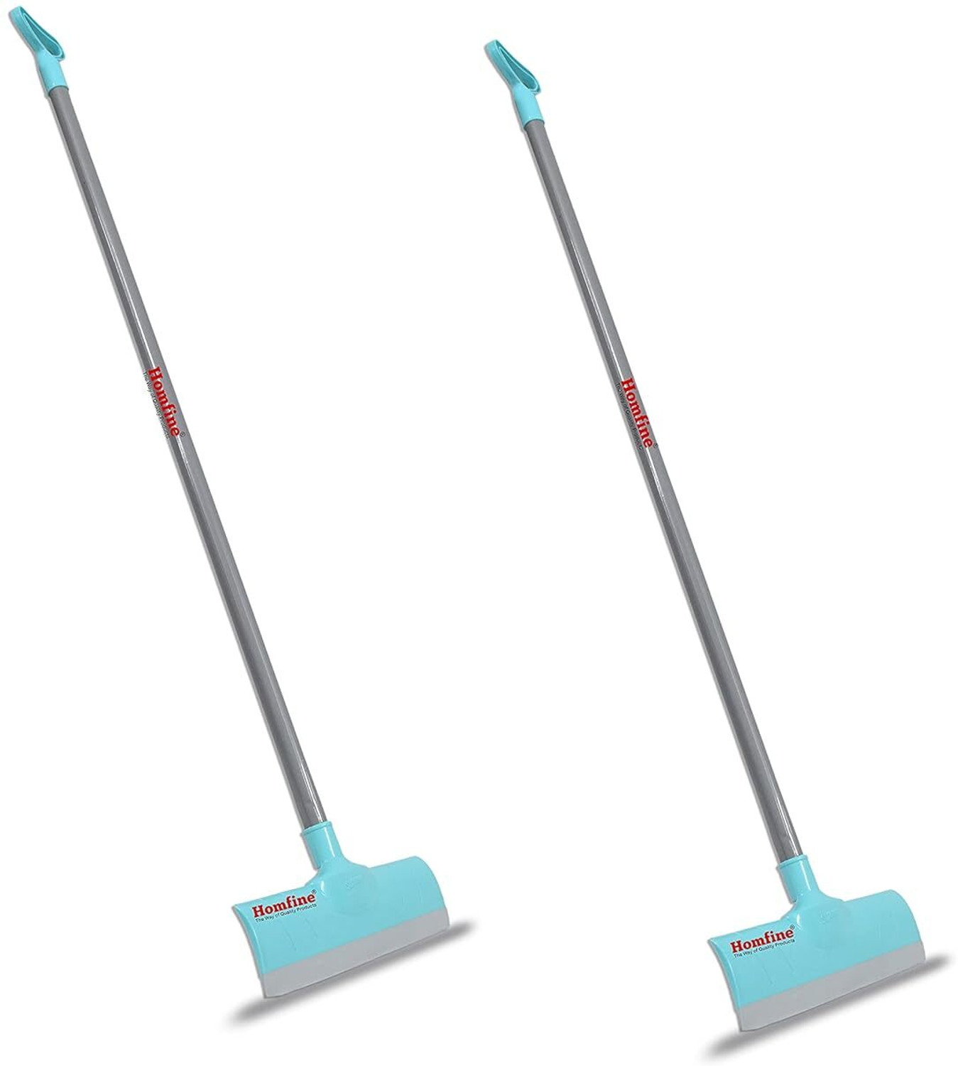Image of UNIQUE broom with dustpan| long dust pan handle /Sweepy Bathroom wiper for home cleaning Floor Wiper (Multicolor)