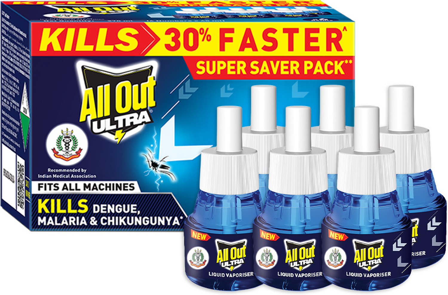 All Out Ultra Mosquito Vaporiser Refill  (6 x 45 ml)