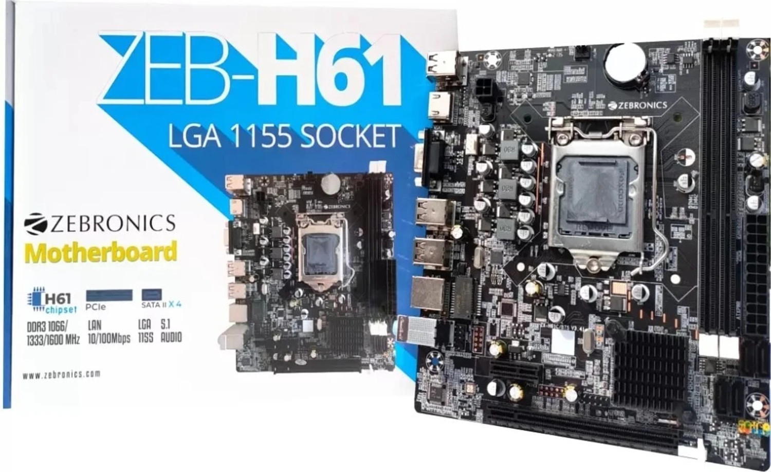 ZEBRONICS H61 Motherboard