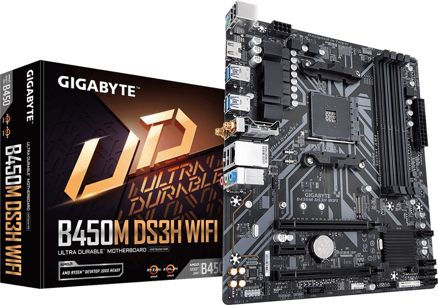 GIGABYTE B450M-DS3H Wifi Motherboard