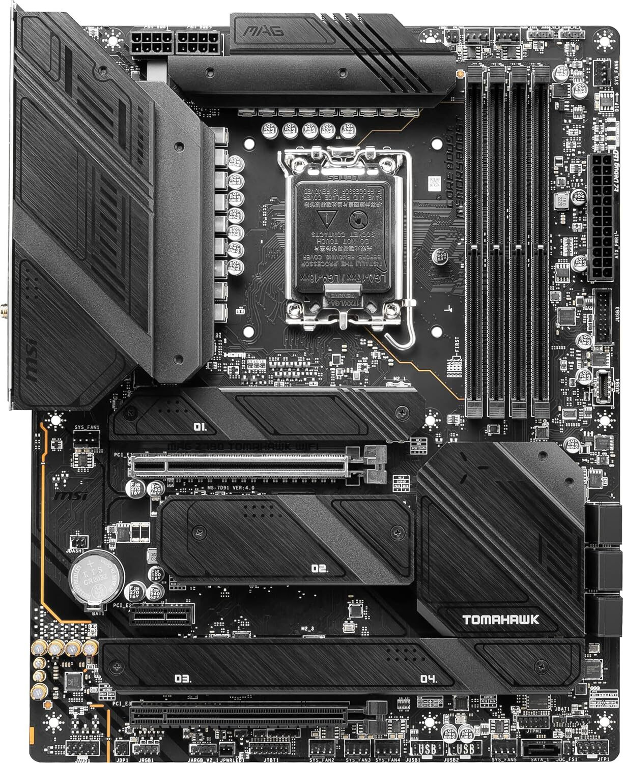 Image of MSI MAG Z790 TOMAHAWK WIFI LGA 1700Socket ATX Intel Z790 Chipset DDR5 Motherboard for Desktop