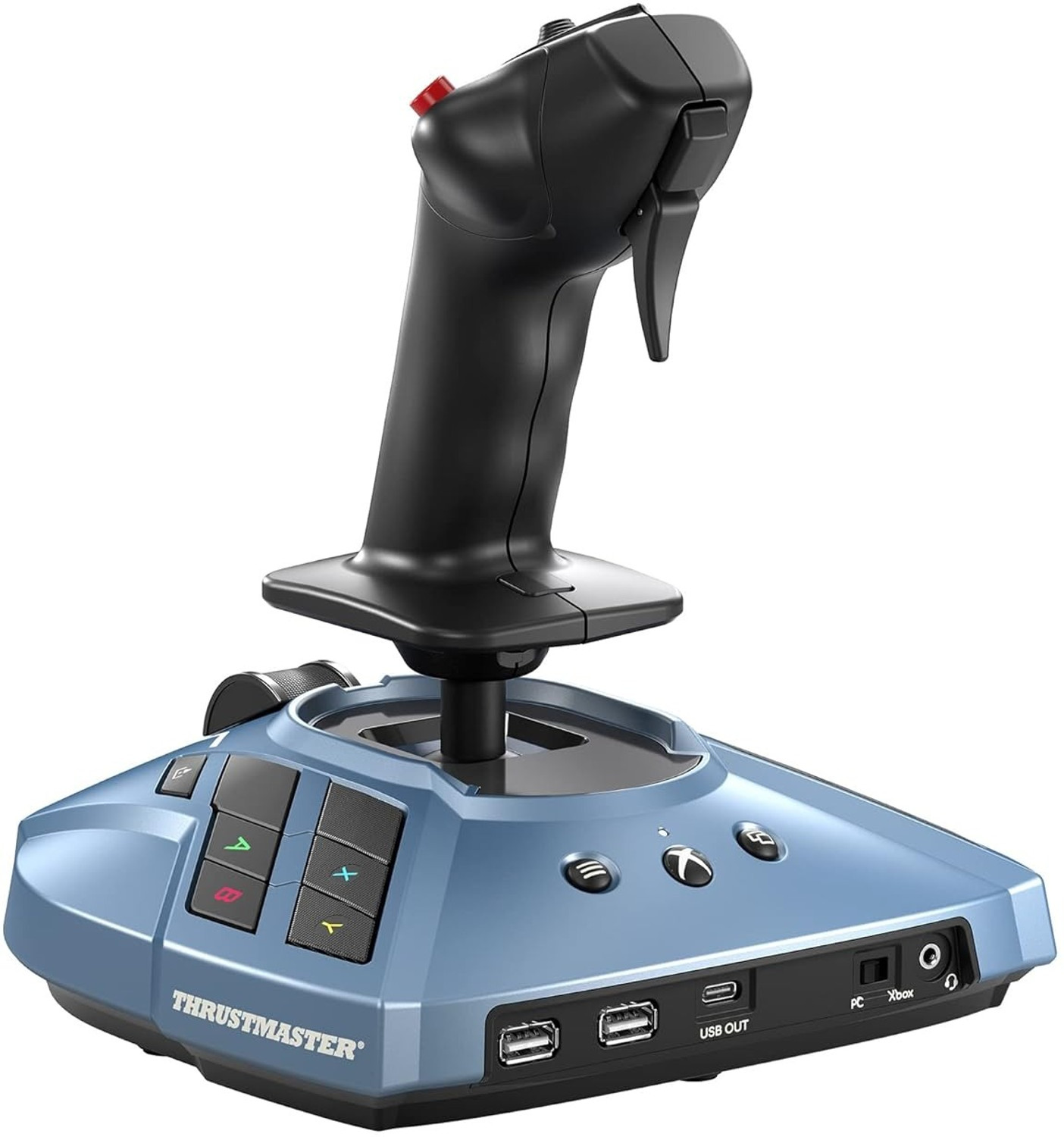 Image of THRUSTMASTER TCA Captain Pack X Airbus Edition for Xbox & PC, Flight Simulator Control System Motion Controller (Sky Blue, For PC, Xbox)