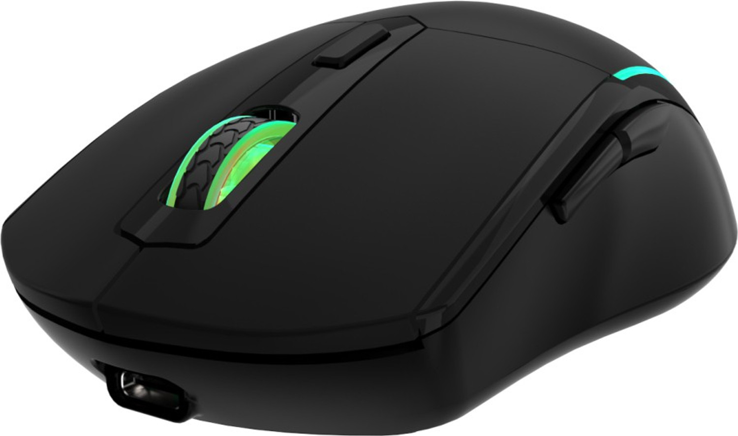 Image of Portronics Toad One Ambidextrous Optical Mouse Rechargeable with 6 Buttons, RGB Lights