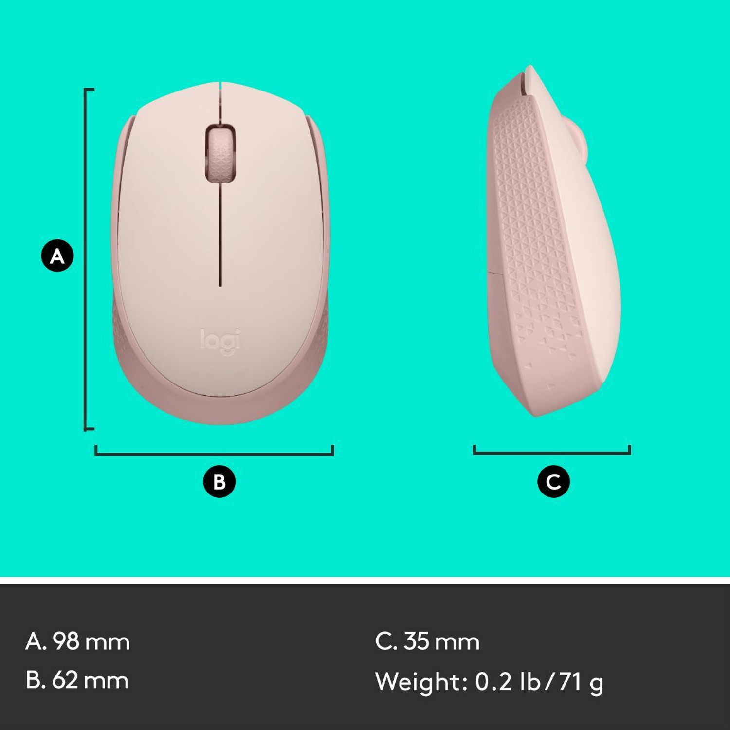 Image of Logitech M171 Ambidextrous Optical Mouse