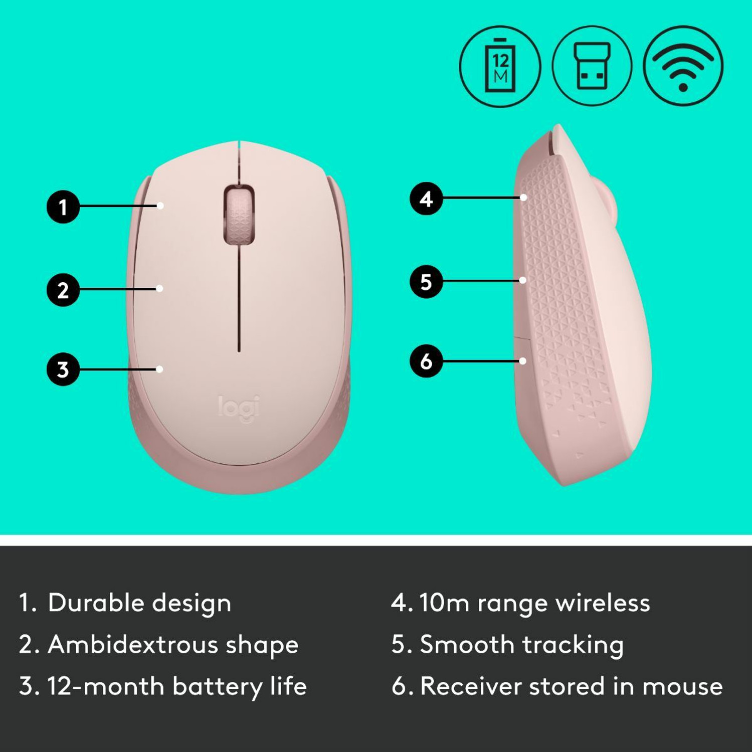 Image of Logitech M171 Ambidextrous Optical Mouse