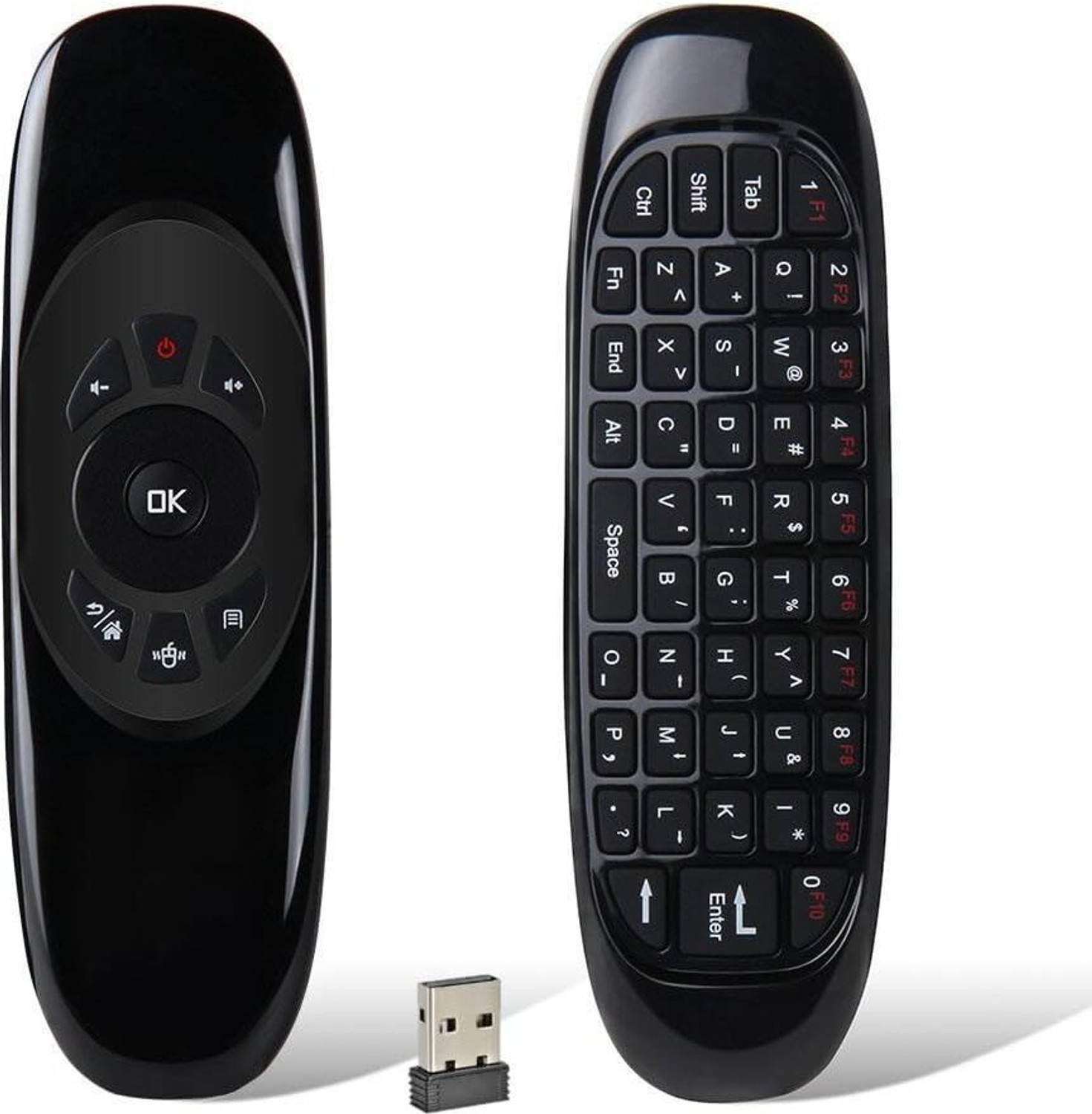 Image of Clairbell V13 Hard key Mini Home Theater Keyboard: Touchpad Included Smart Connector Handheld Laptop Keyboard Compatible with Desktop, Laptop, Mac (Black)