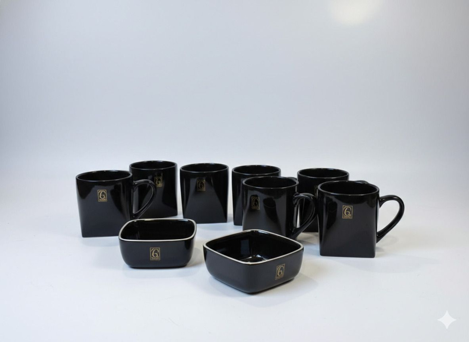 Image of ELGANT Elegant Ceramic Coffee Mug (300 ml, Pack of 8)