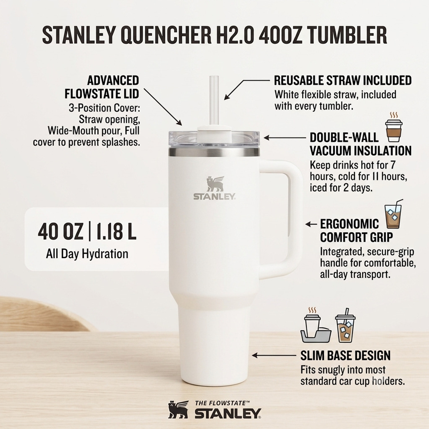 Image of pexpo Cocoa Vacuum Insulated Hot & Cold Spill Proof Stainless Steel Coffee Mug (260 ml)