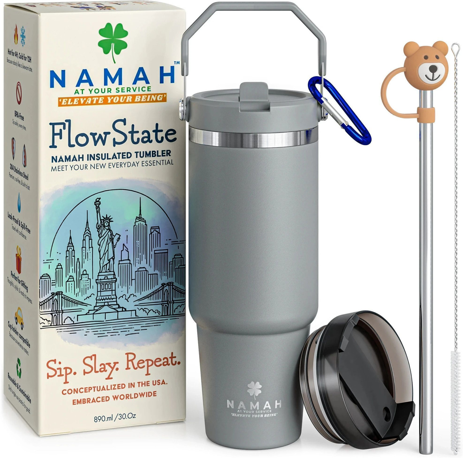 Image of pexpo Cocoa Vacuum Insulated Hot & Cold Spill Proof Stainless Steel Coffee Mug (260 ml)