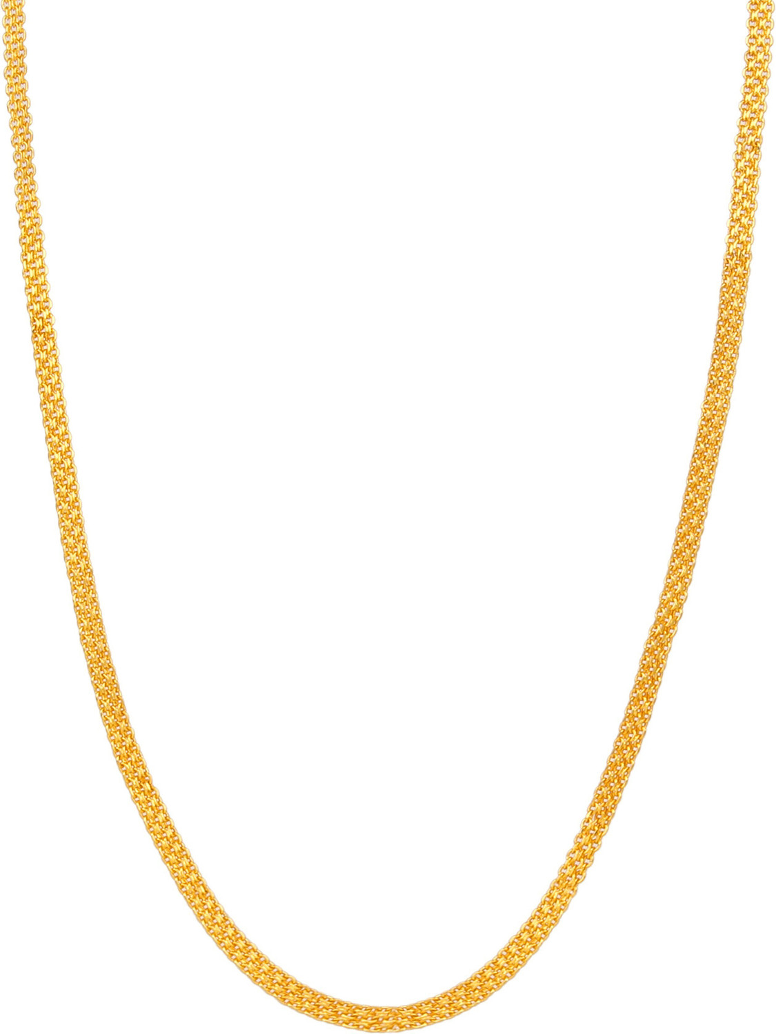 Fashion Frill Fashionable Golden Chain Link Chain Gold-plated Brass Chain Men Women Gold-plated Plated Brass Chain