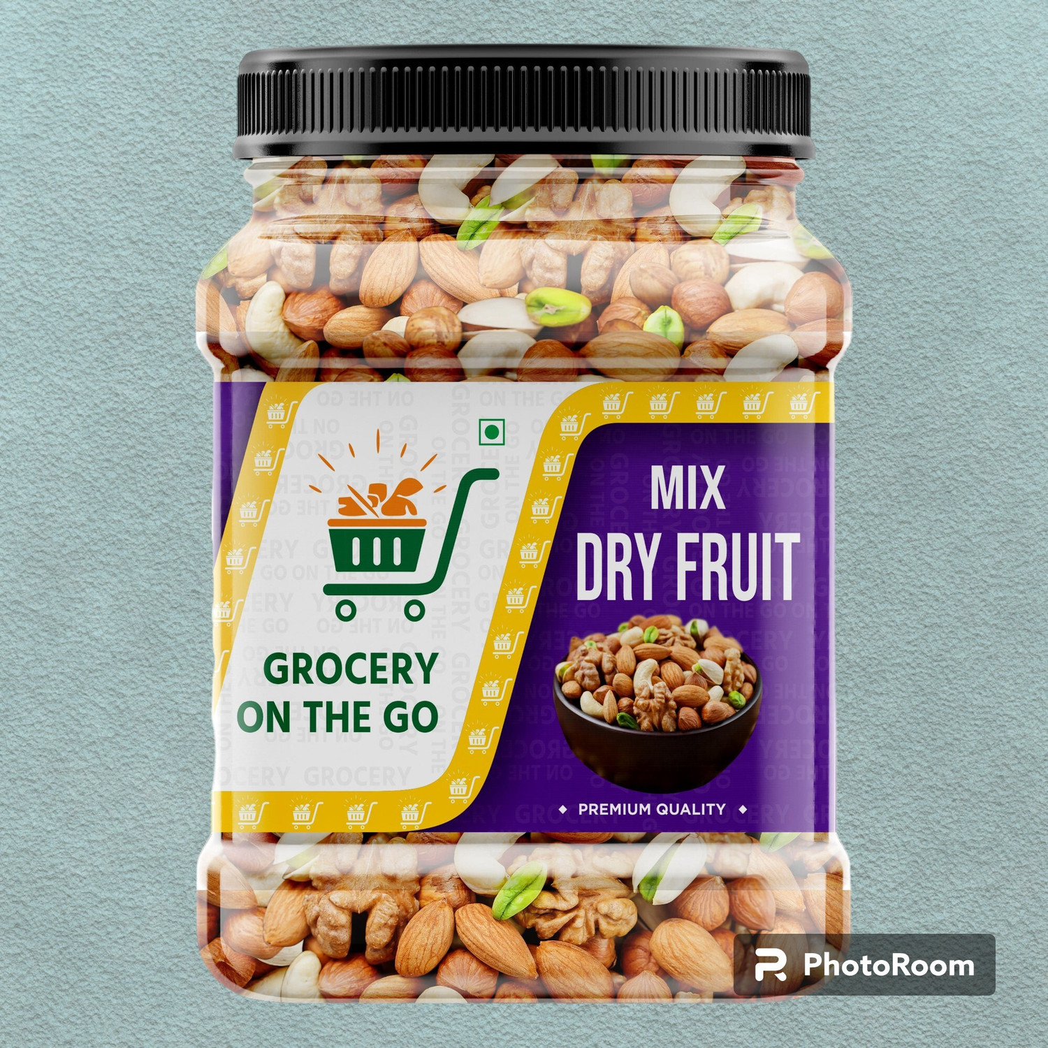 Image of GROCERYONTHEGO 53MixDryFruits1kgCashewAlmondRaisinsWallnutsPistachiosAnjeerBlackRaisinsApricot (1 x 1 kg)