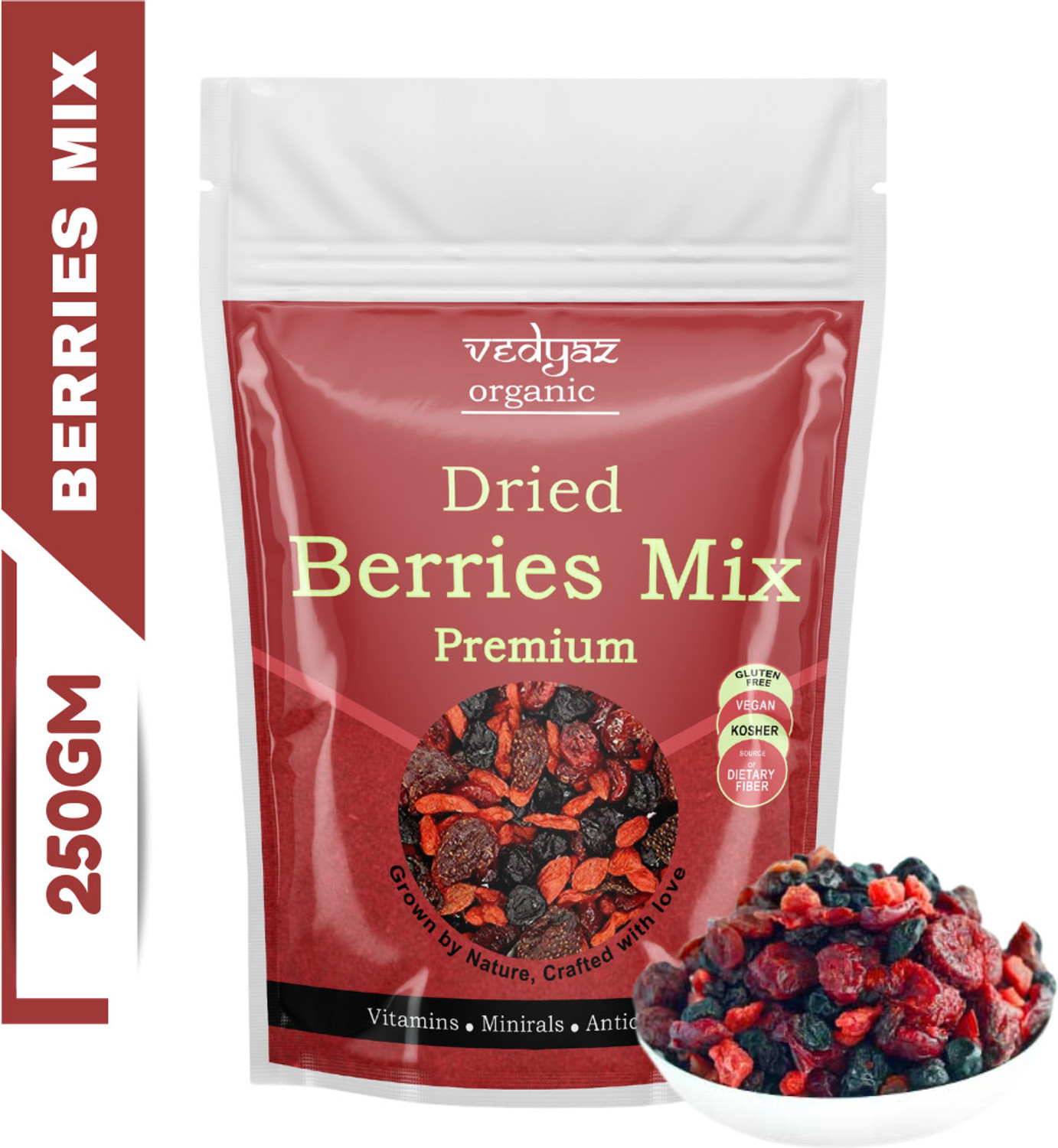 Image of GROCERYONTHEGO 53MixDryFruits1kgCashewAlmondRaisinsWallnutsPistachiosAnjeerBlackRaisinsApricot (1 x 1 kg)