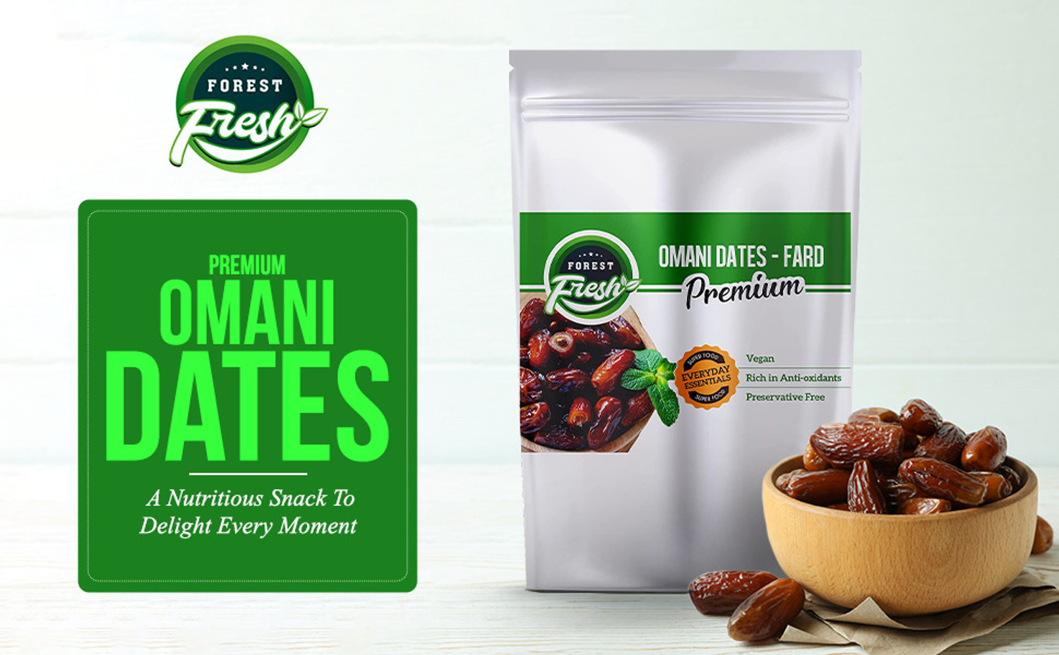 Image of Forest Fresh Premium Omani Dates (Khajoor) - Fard Super Value Pack Dates