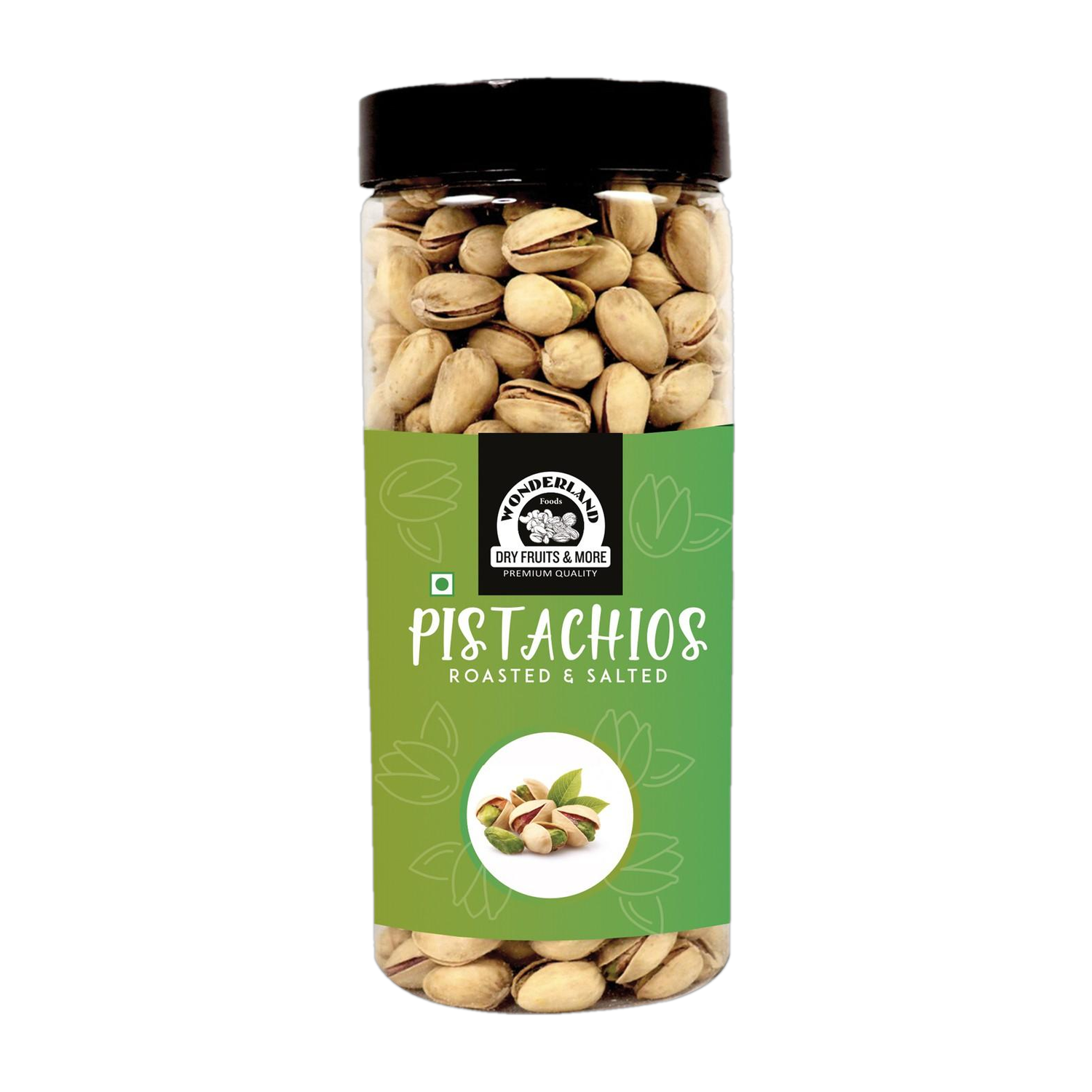 WONDERLAND Foods Roasted and Salted Jumbo Size Pistachios