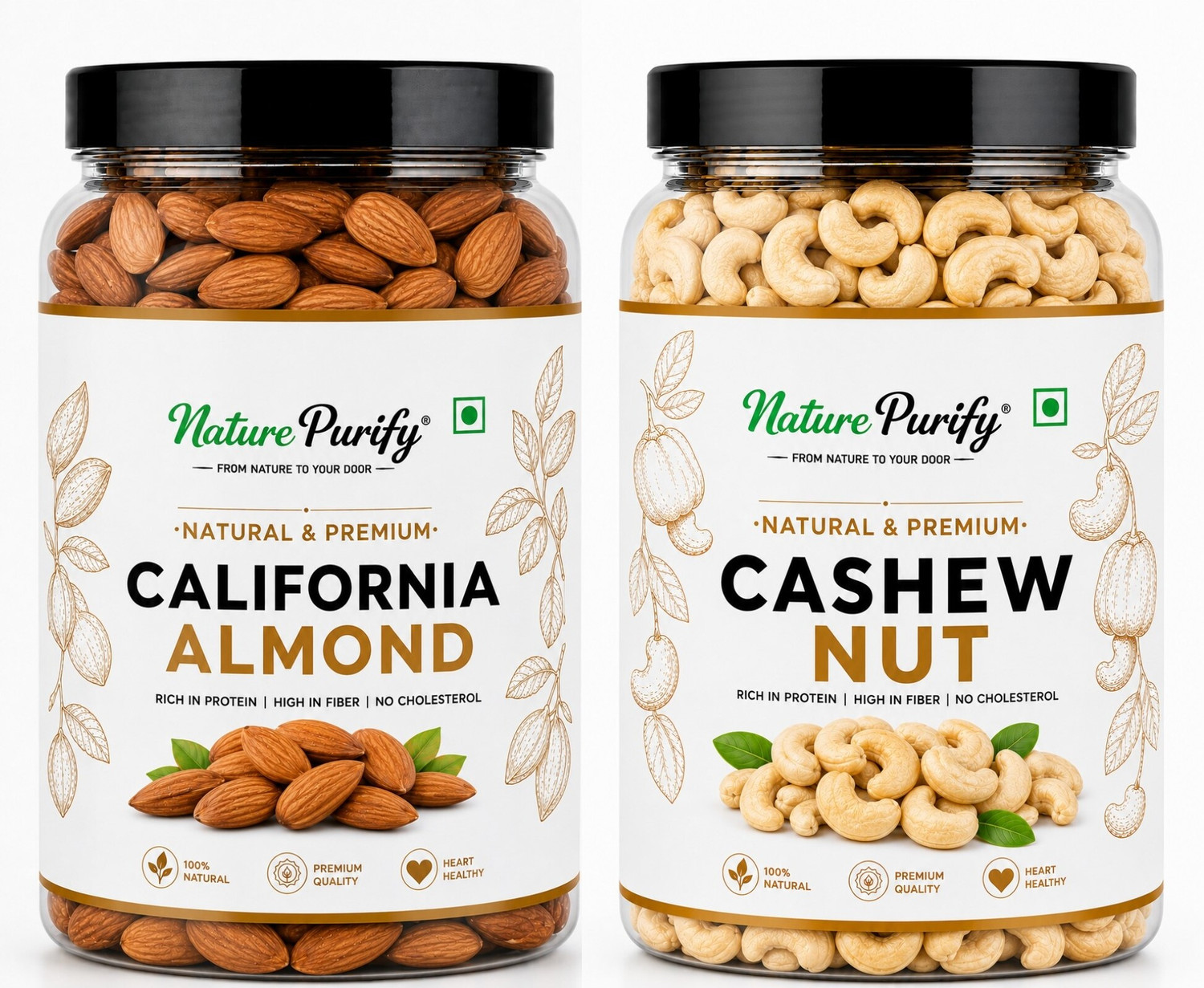Image of Nature Purify Natural Californian Walnut Kernels ( Akhrot Giri ) Walnuts (1 x 250 g)