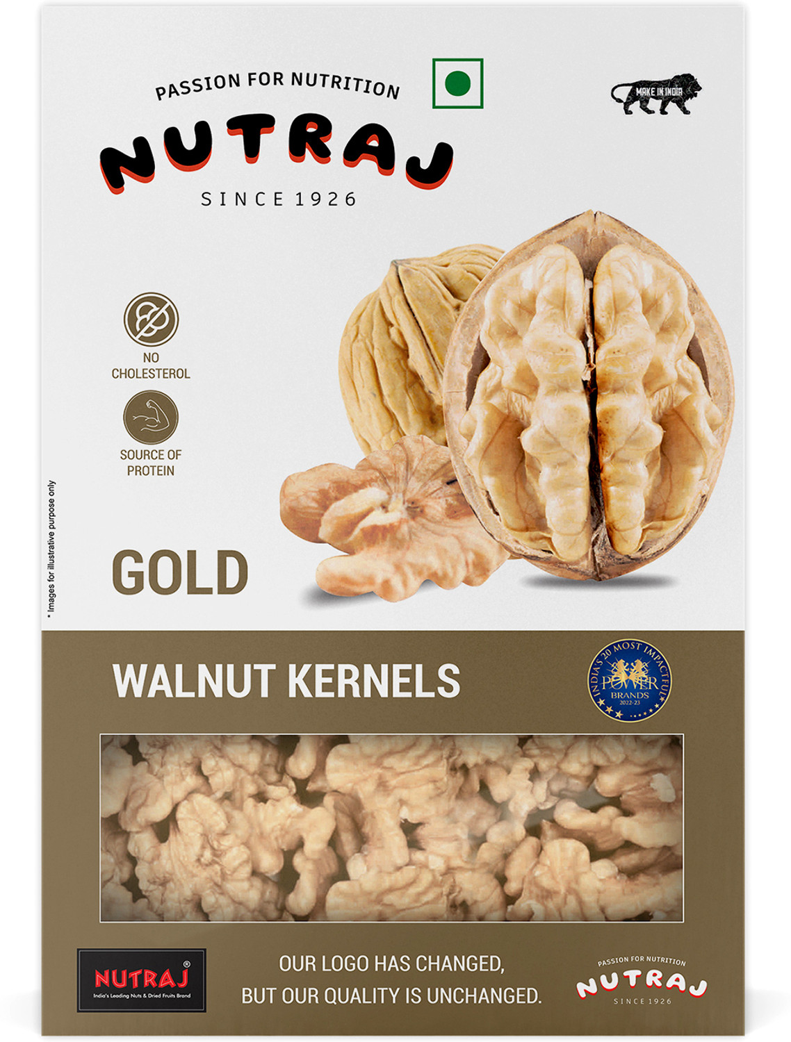 Nutraj Gold Walnut Kernels (Akhrot Giri) Walnuts  (250 g)