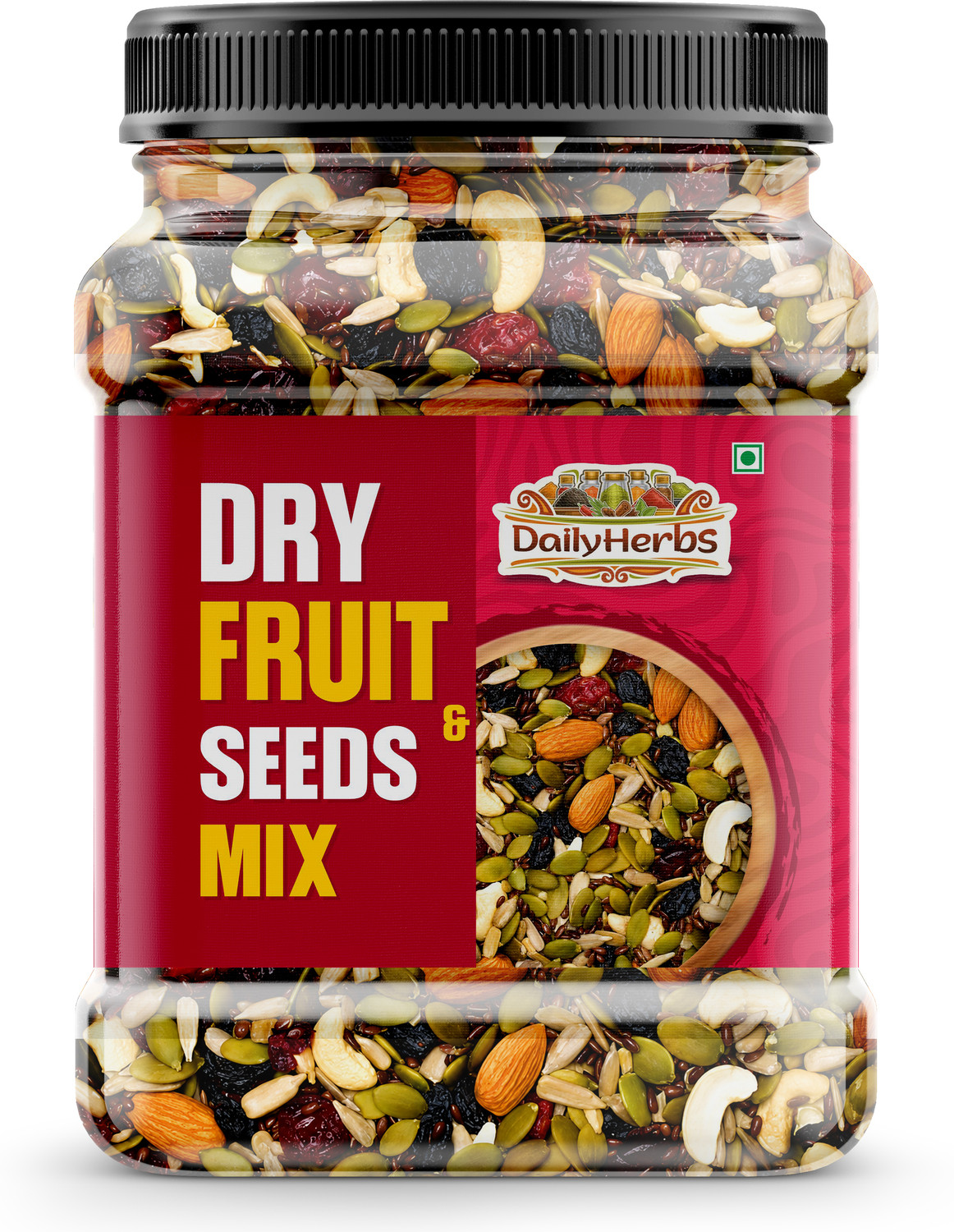 Image of NatureSpun Healthy Nutmix 500g | Almonds, Cashews, Raisins, Dates, Amla, Apricots, Assorted Seeds & Nuts (1 x 500 g)