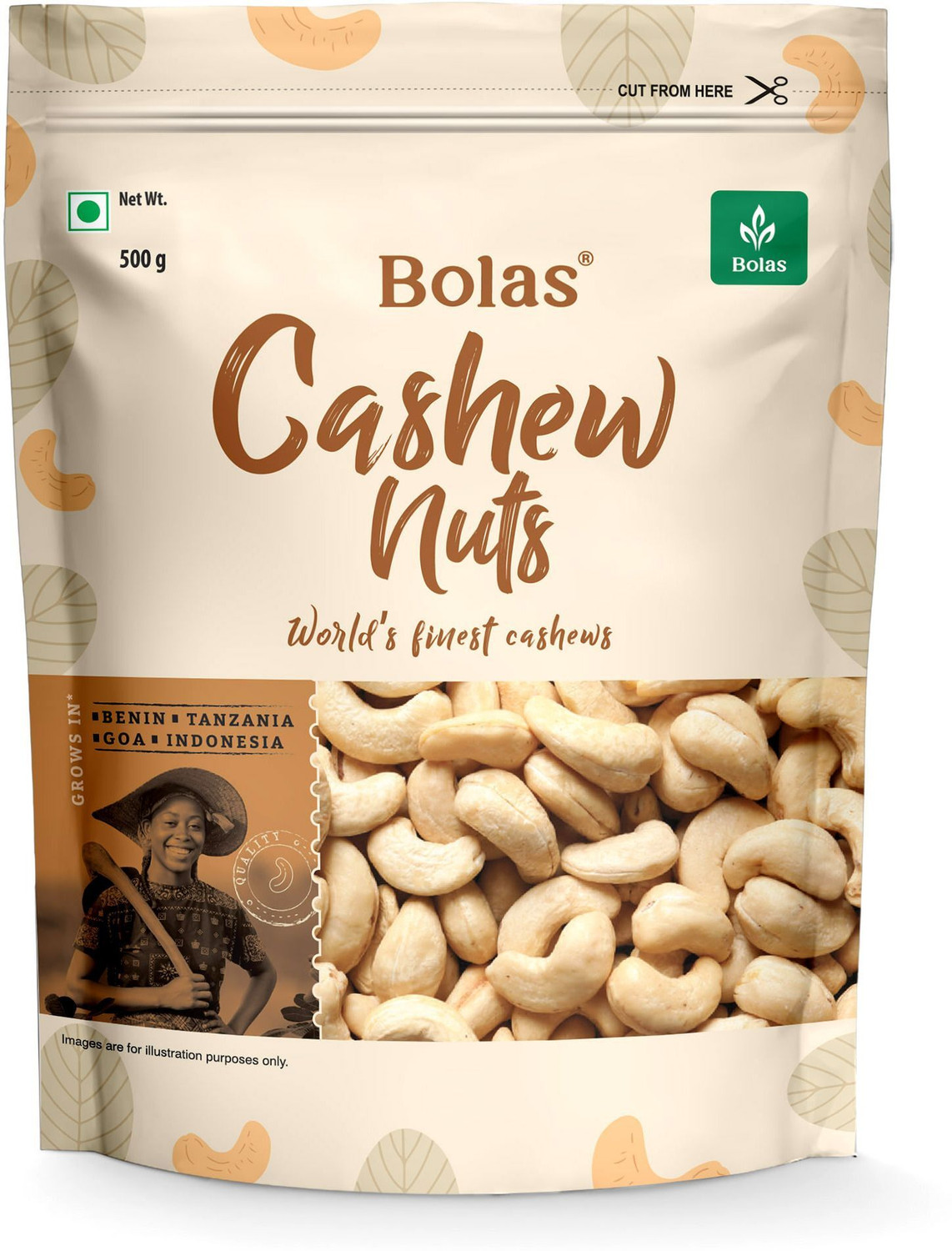 Image of Bolas Cashew Kernels Cashews (1 x 500 g)