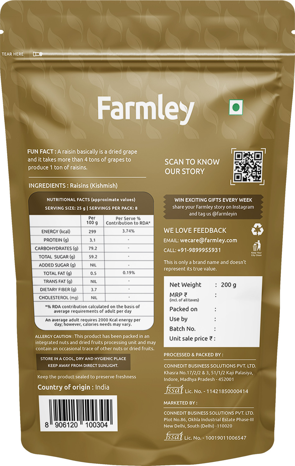 Farmley Premium Raisin Long Standee Pouch Raisins - Price History