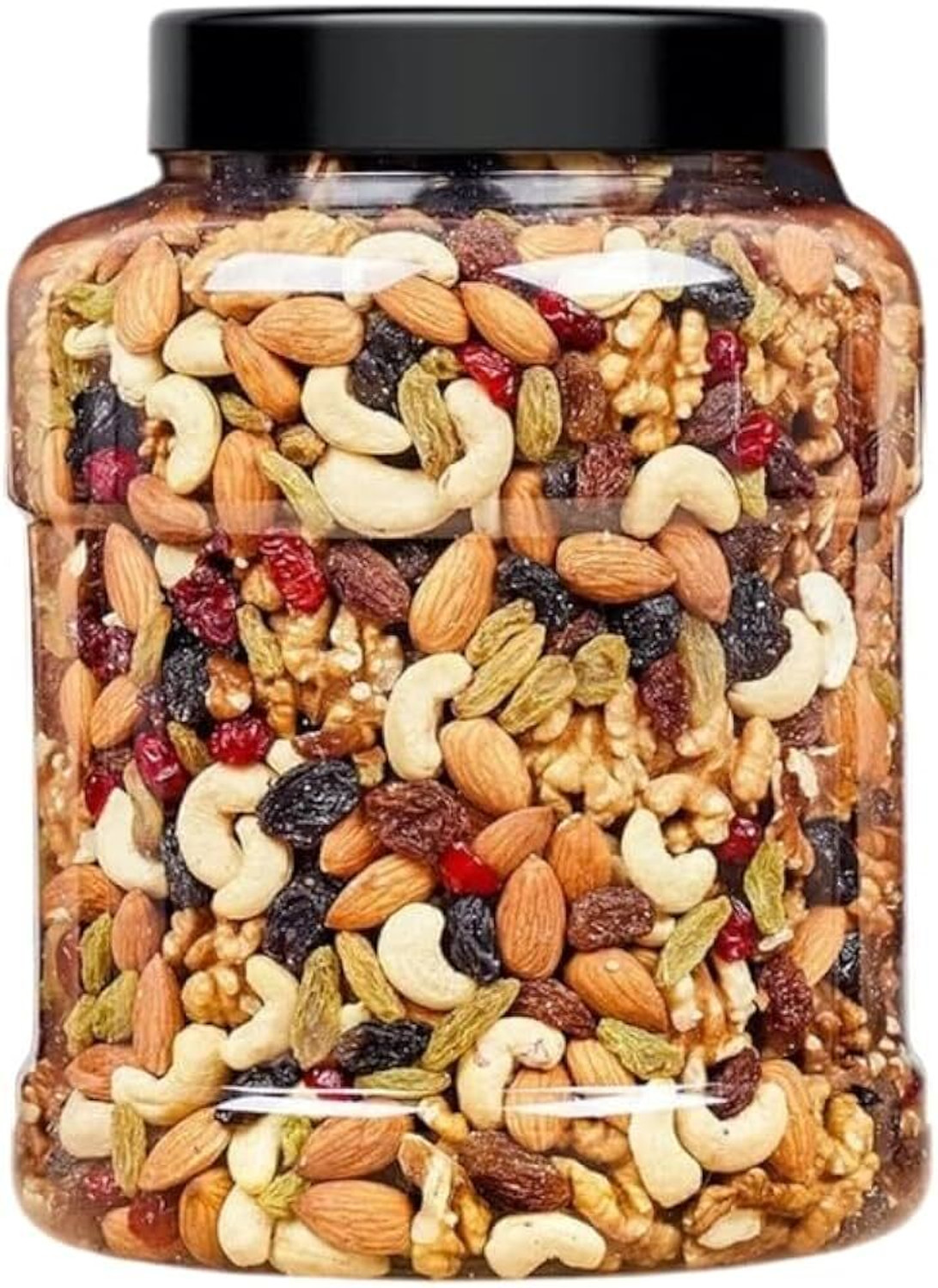 Image of GROCERYONTHEGO 53MixDryFruits1kgCashewAlmondRaisinsWallnutsPistachiosAnjeerBlackRaisinsApricot (1 x 1 kg)