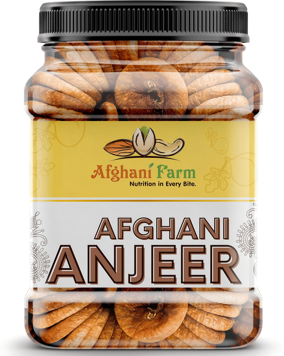 Image of Afgani Farm Afghani Farm Premium Dried FIgs | Anjeer | - 1kg Figs (1 x 1000 g)