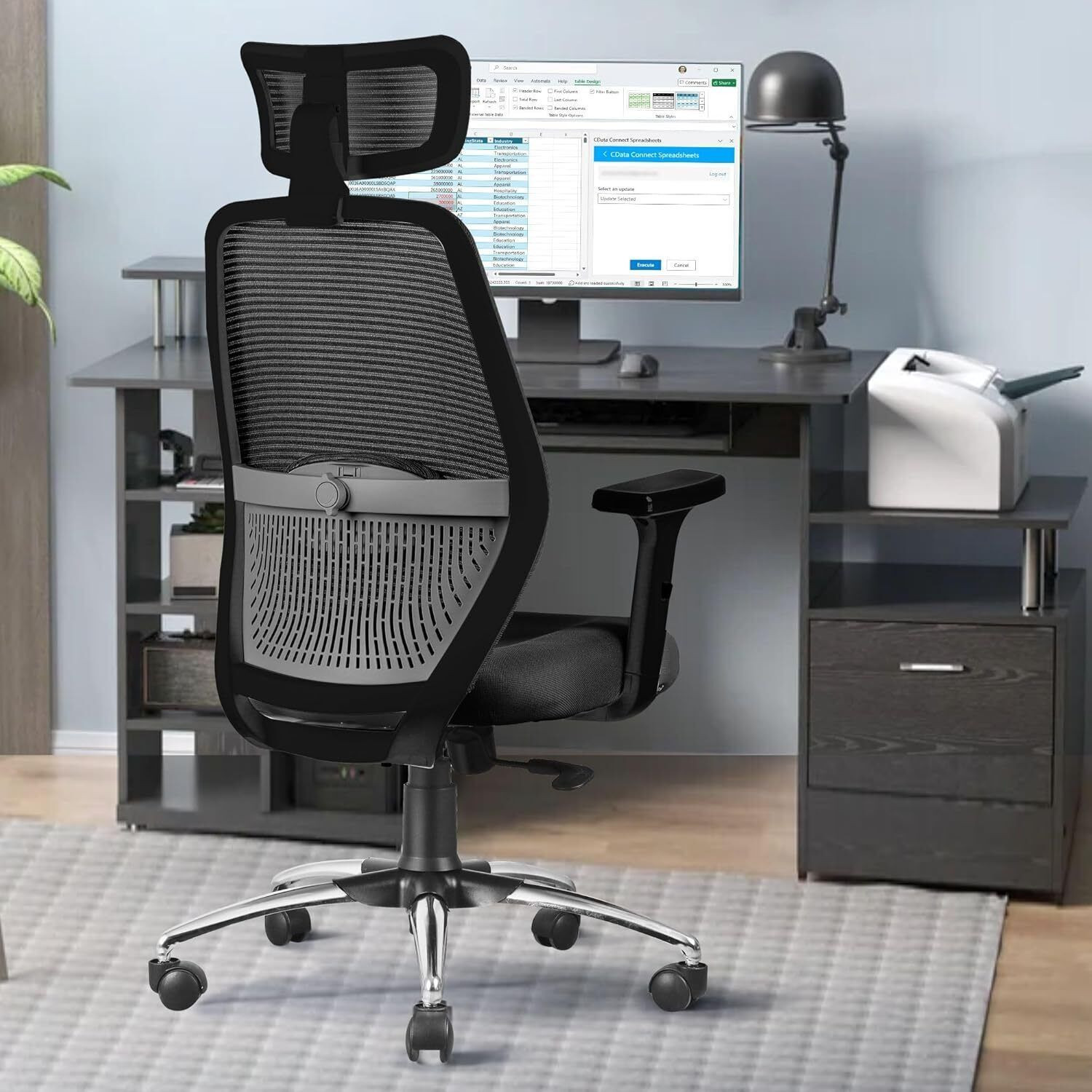 ASTRIDE Octave BIFMA Certified Office Chair | 2D Armrest, 2D Headrest,