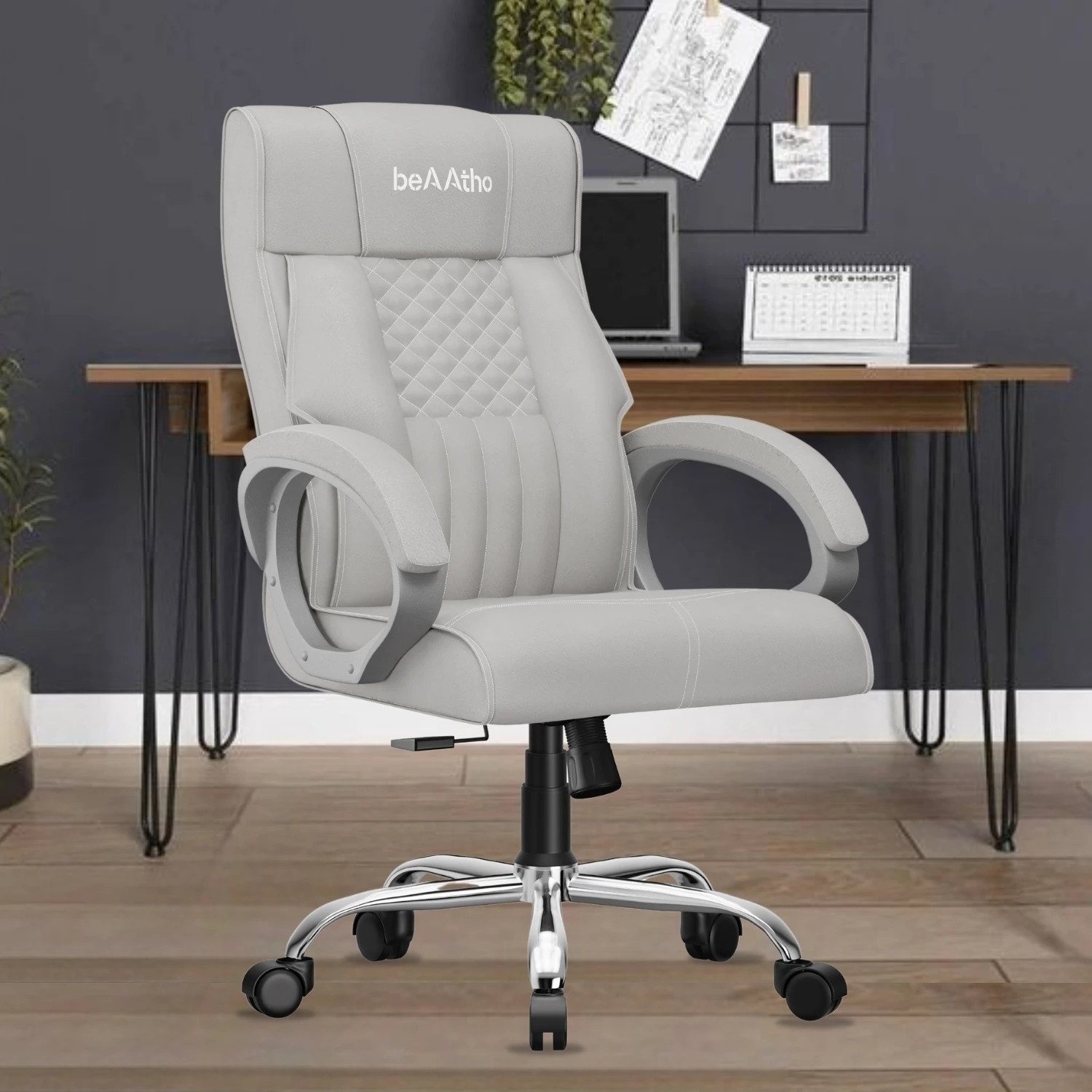 beaatho Oxford Executive chair Leatherette Office Executive Chair