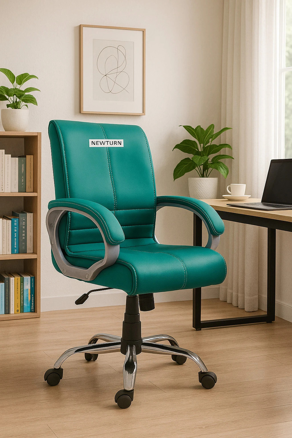 Newturn MAXSON Mid back Work from home/Office/study/desk(WFH) chair (2