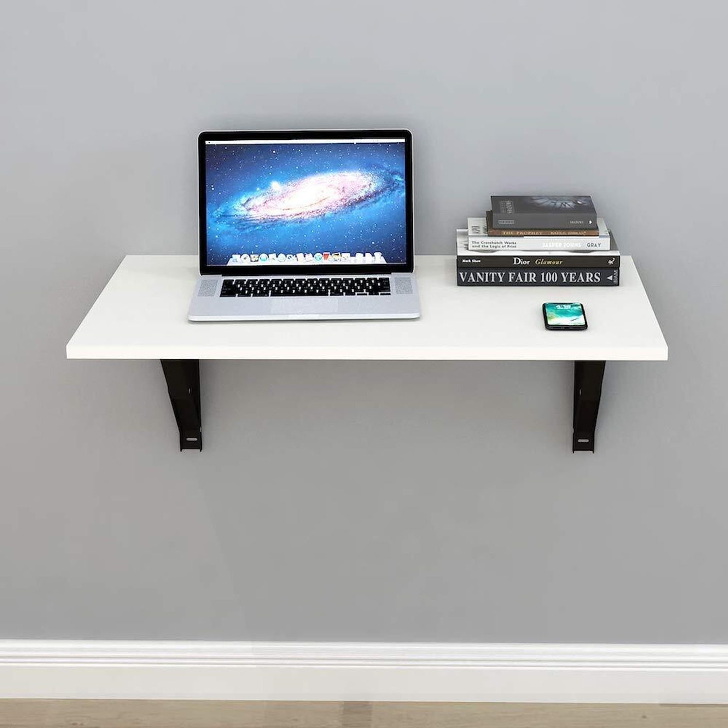Image of CATIVE Engineered Wood Multipurpose Table (Free Standing, Finish Color - White, DIY(Do-It-Yourself))