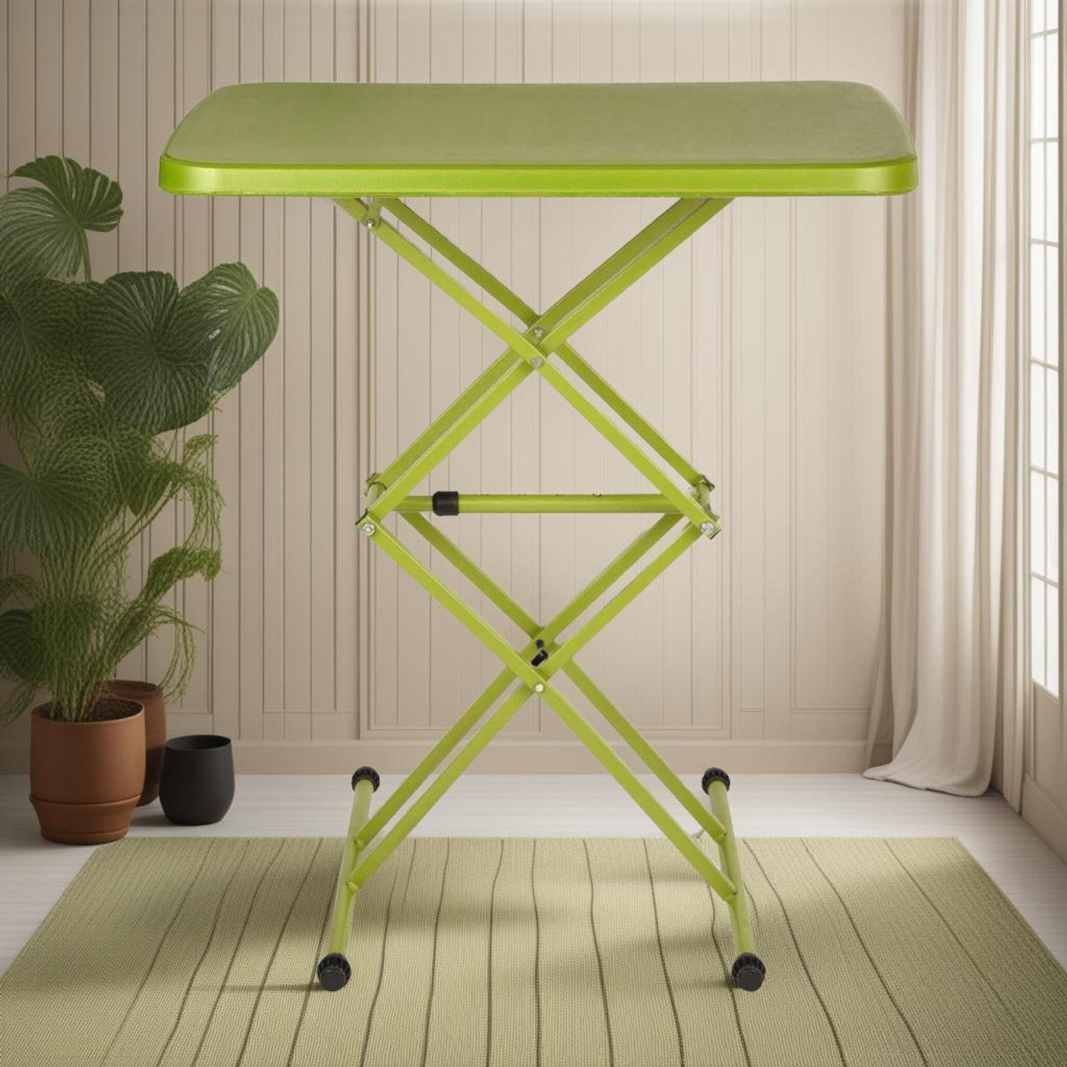 Image of Supreme Plastic Study Table (Free Standing, Finish Color - RED, DIY(Do-It-Yourself))
