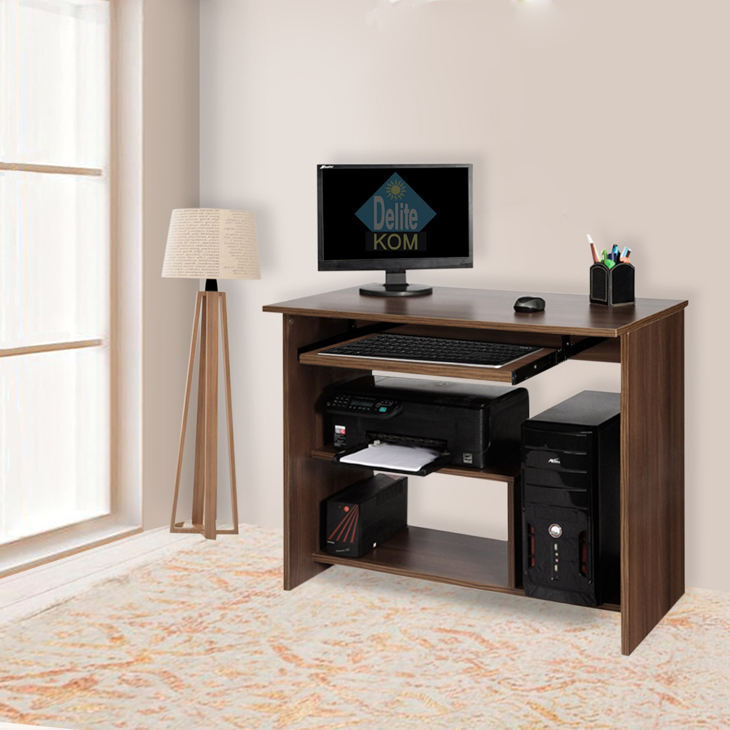 Delite Kom melanza Engineered Wood Computer Desk