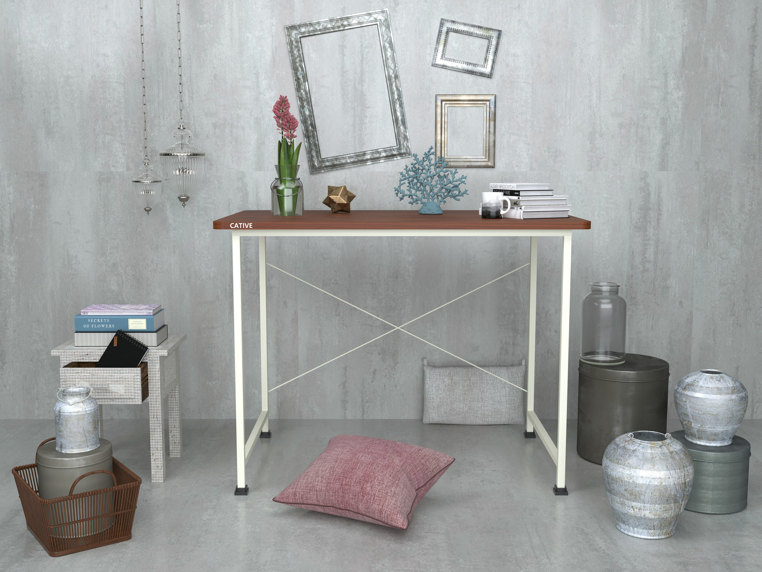 Image of CATIVE Engineered Wood Office Table