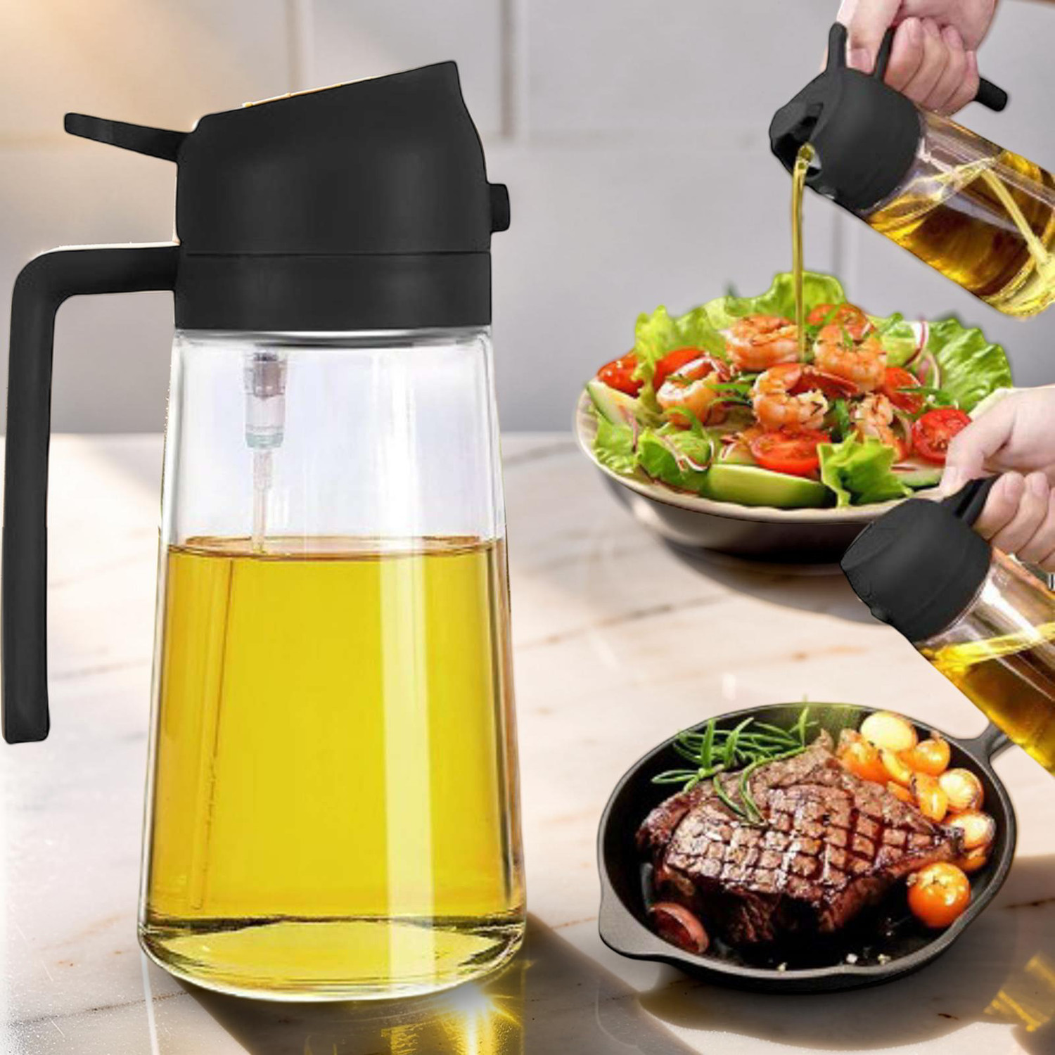 Image of OTIZ 500 ml Cooking Oil Dispenser (Pack of 1)