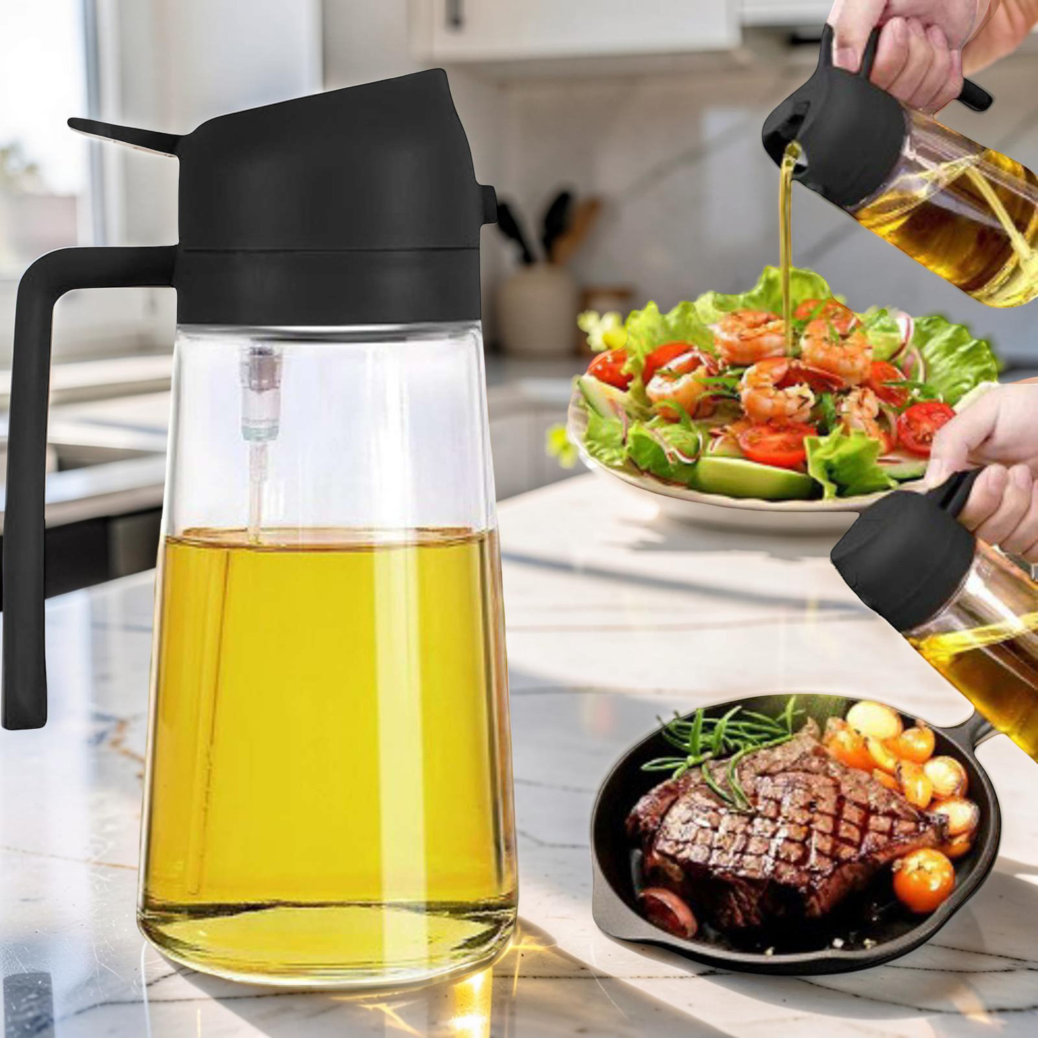 Image of OTIZ 500 ml Cooking Oil Dispenser (Pack of 1)