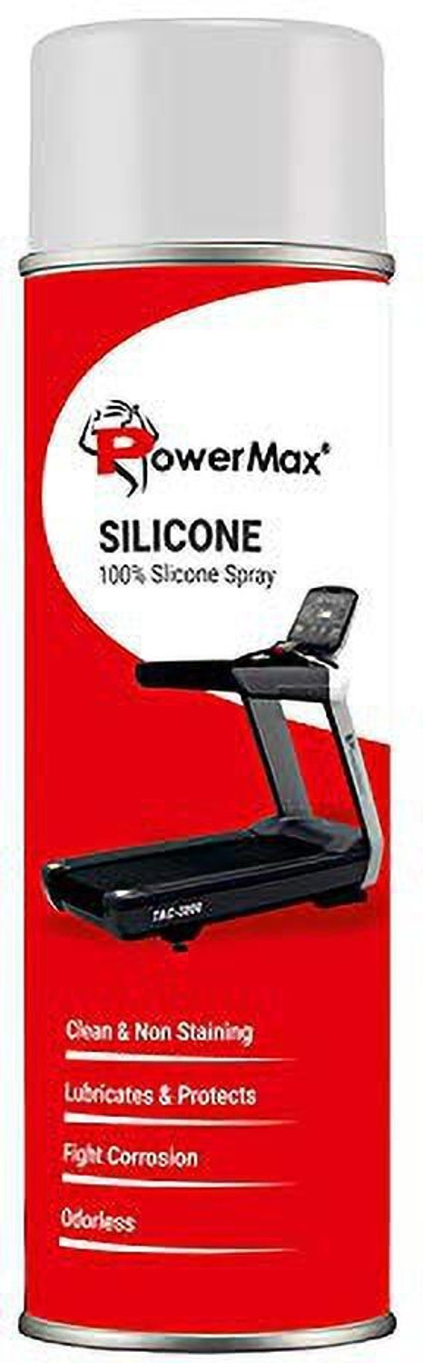 Powermax Fitness Silicone Oil Lubricant Spray for Treadmill (500ml), U