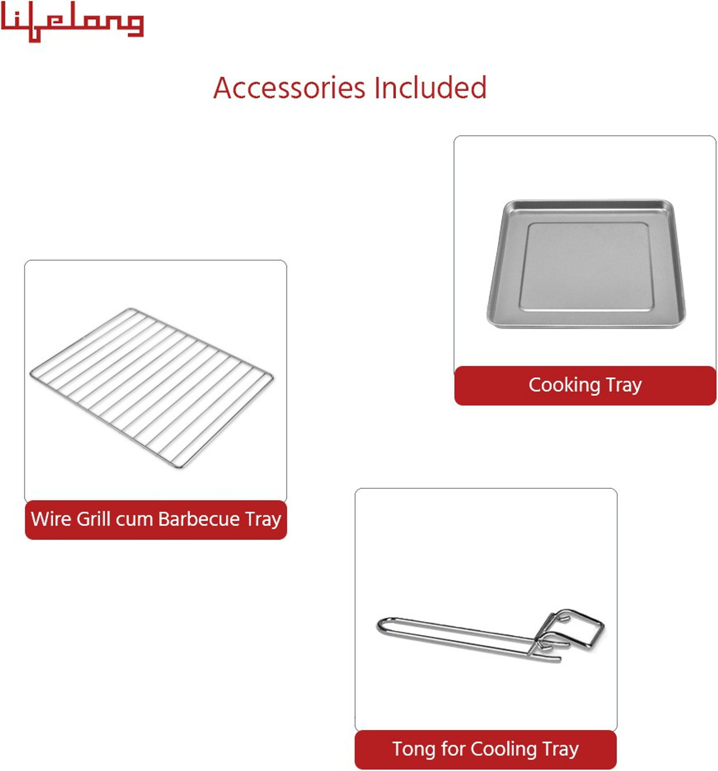 Image of Lifelong 10-Litre Oven Toaster Grill (OTG)