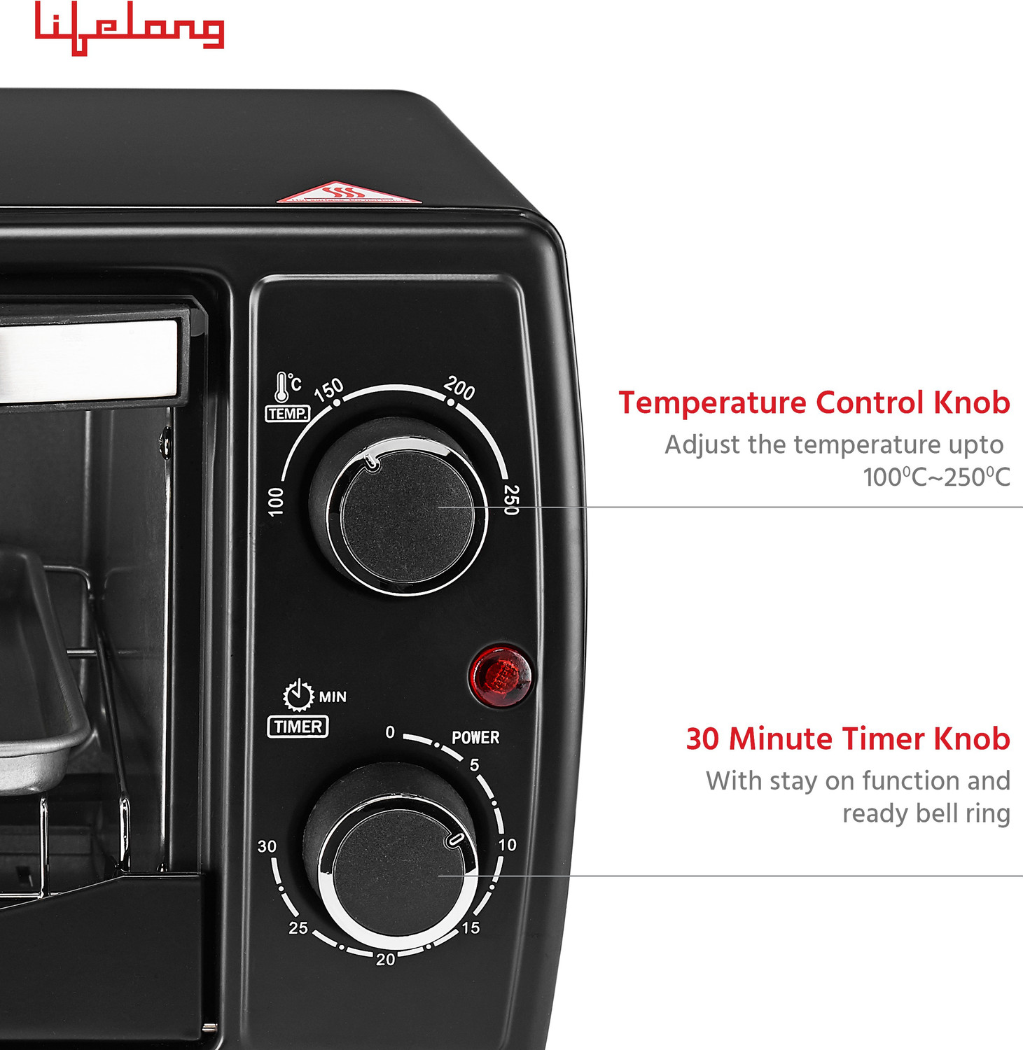 Image of Lifelong 10-Litre Oven Toaster Grill (OTG)