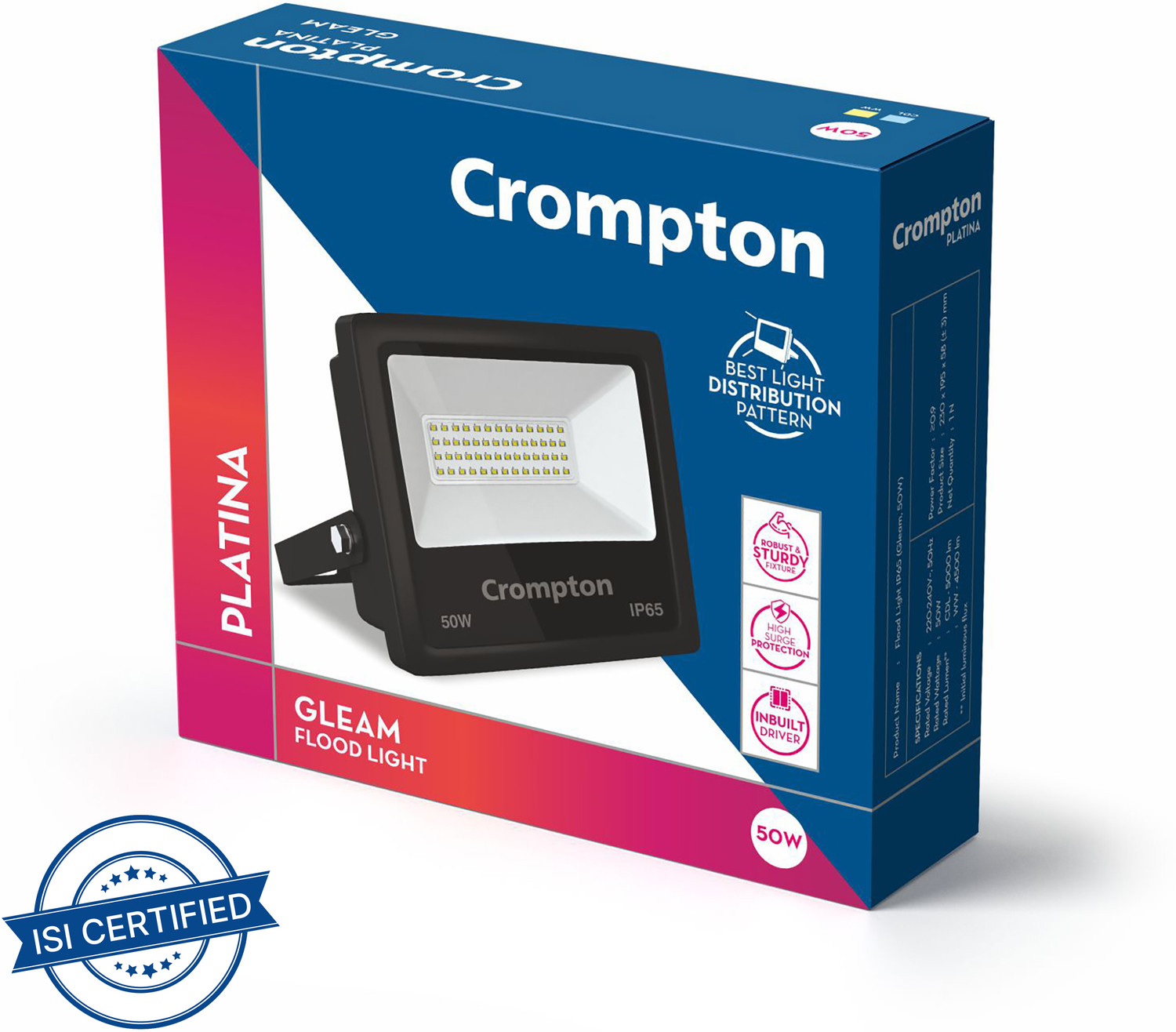 Crompton IP65 FLOOD LIGHT-20W Flood Light Outdoor Lamp
