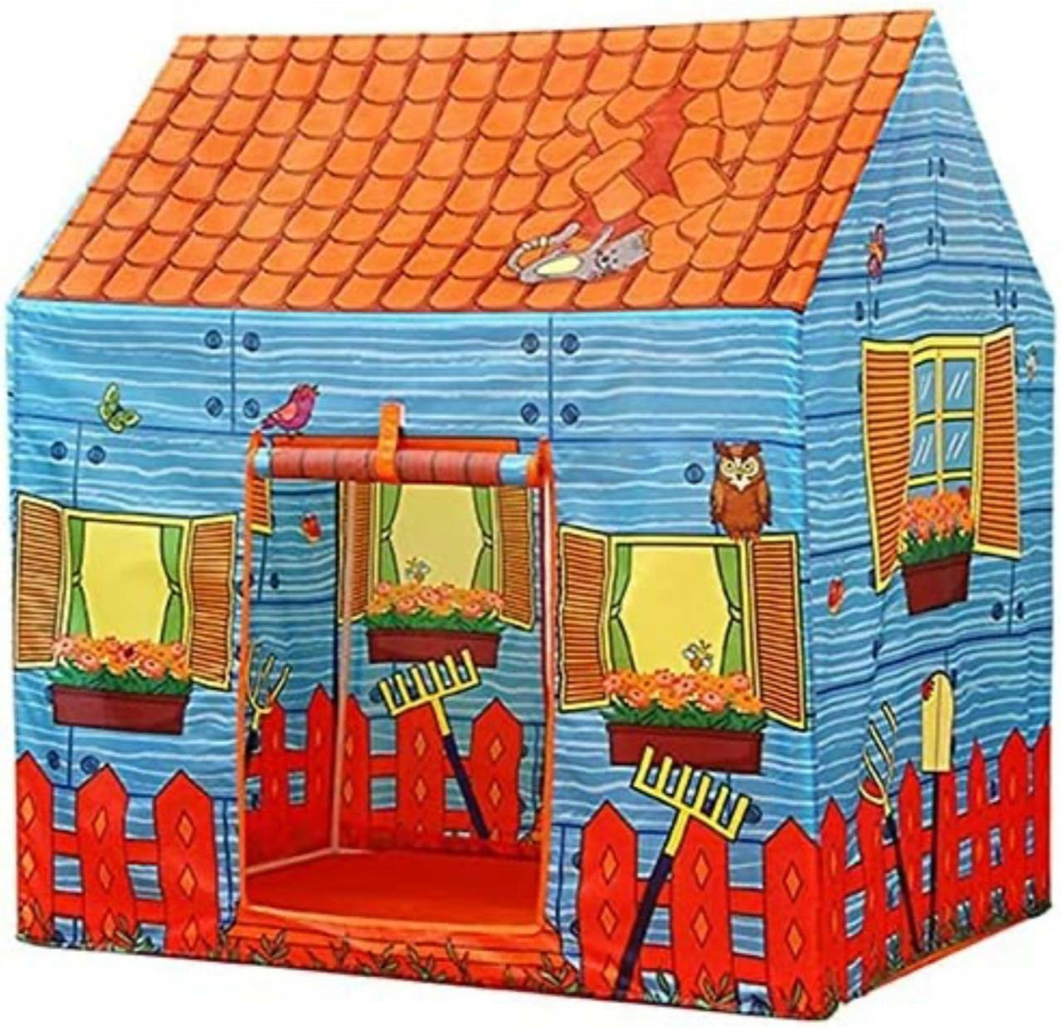 Image of D S ENTERPRISE Farm House Tent Farm Tent Jumbo Play Tent for Kids