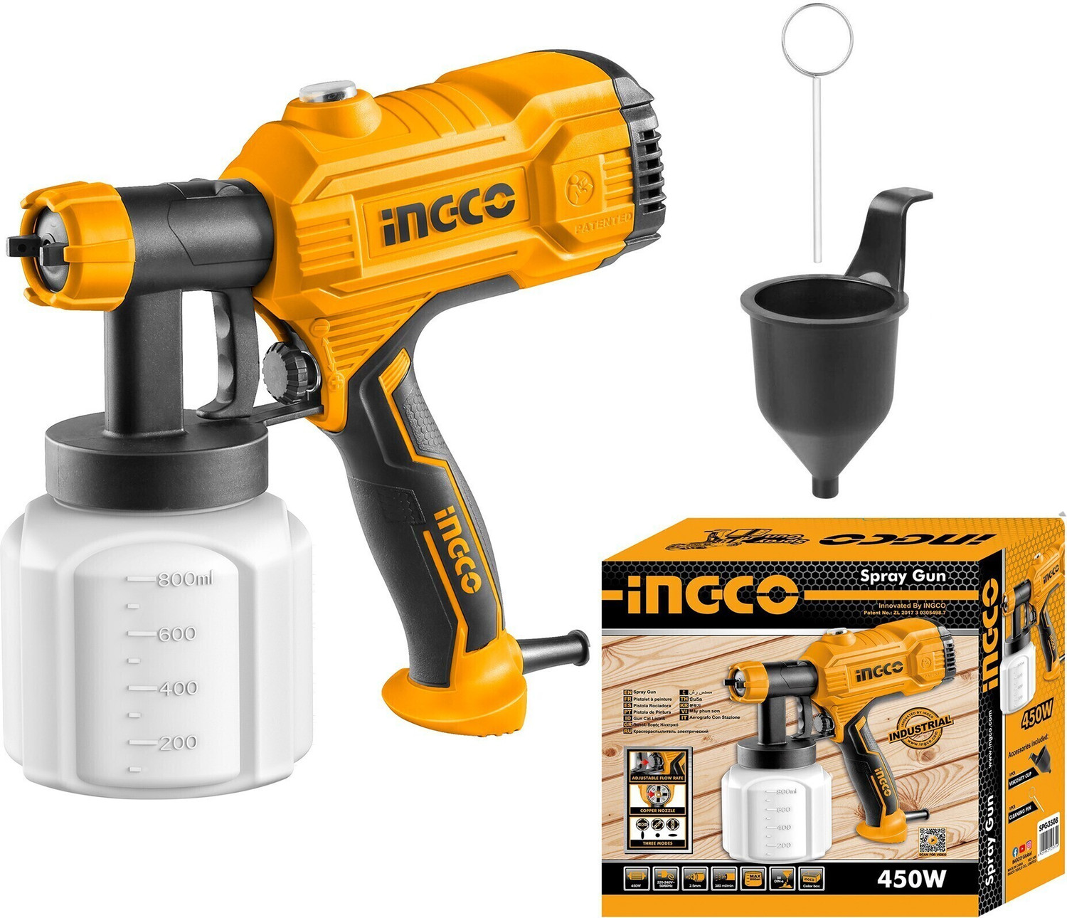 INGCO Spray gun SPG3508 HVLP Sprayer