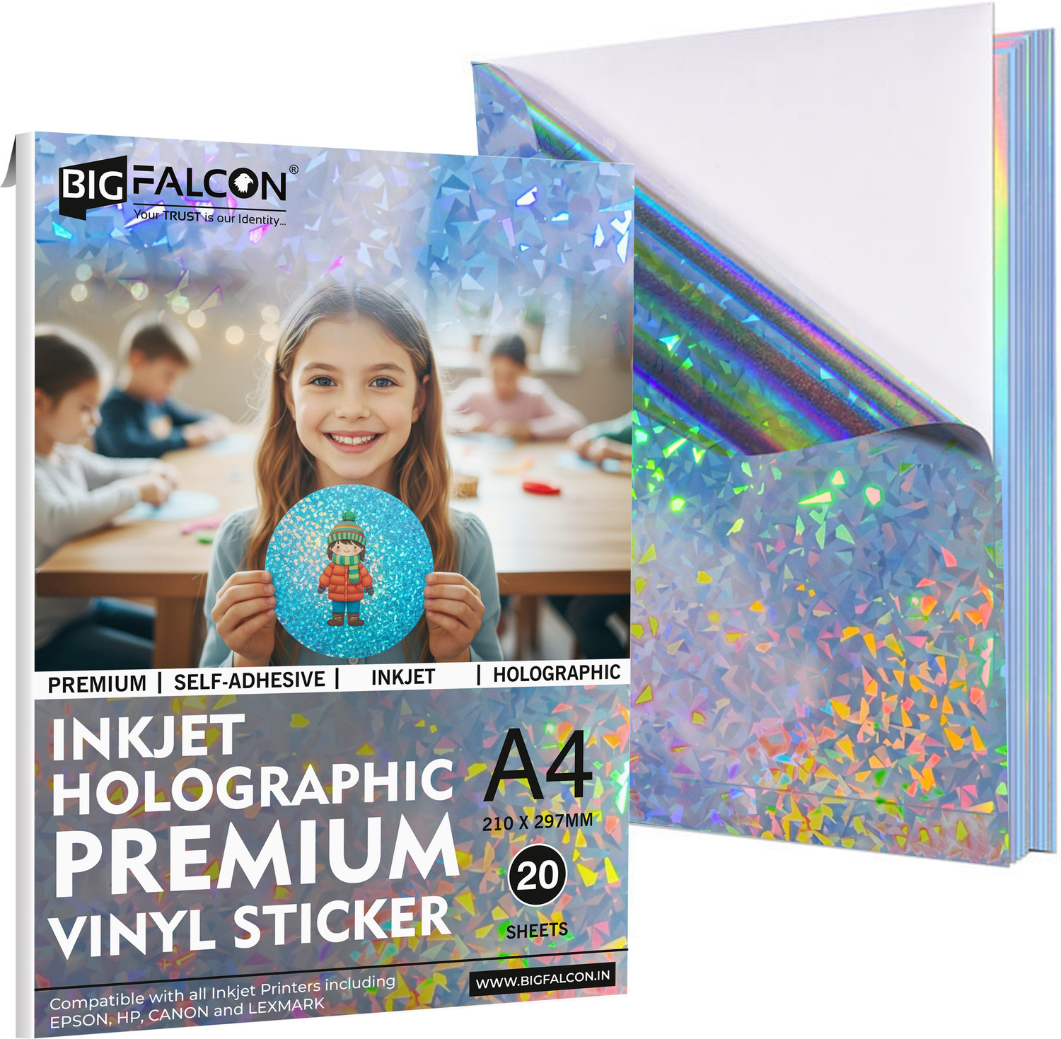 Image of Double A Unruled A3 70 gsm A3 Paper (Set of 5, White)