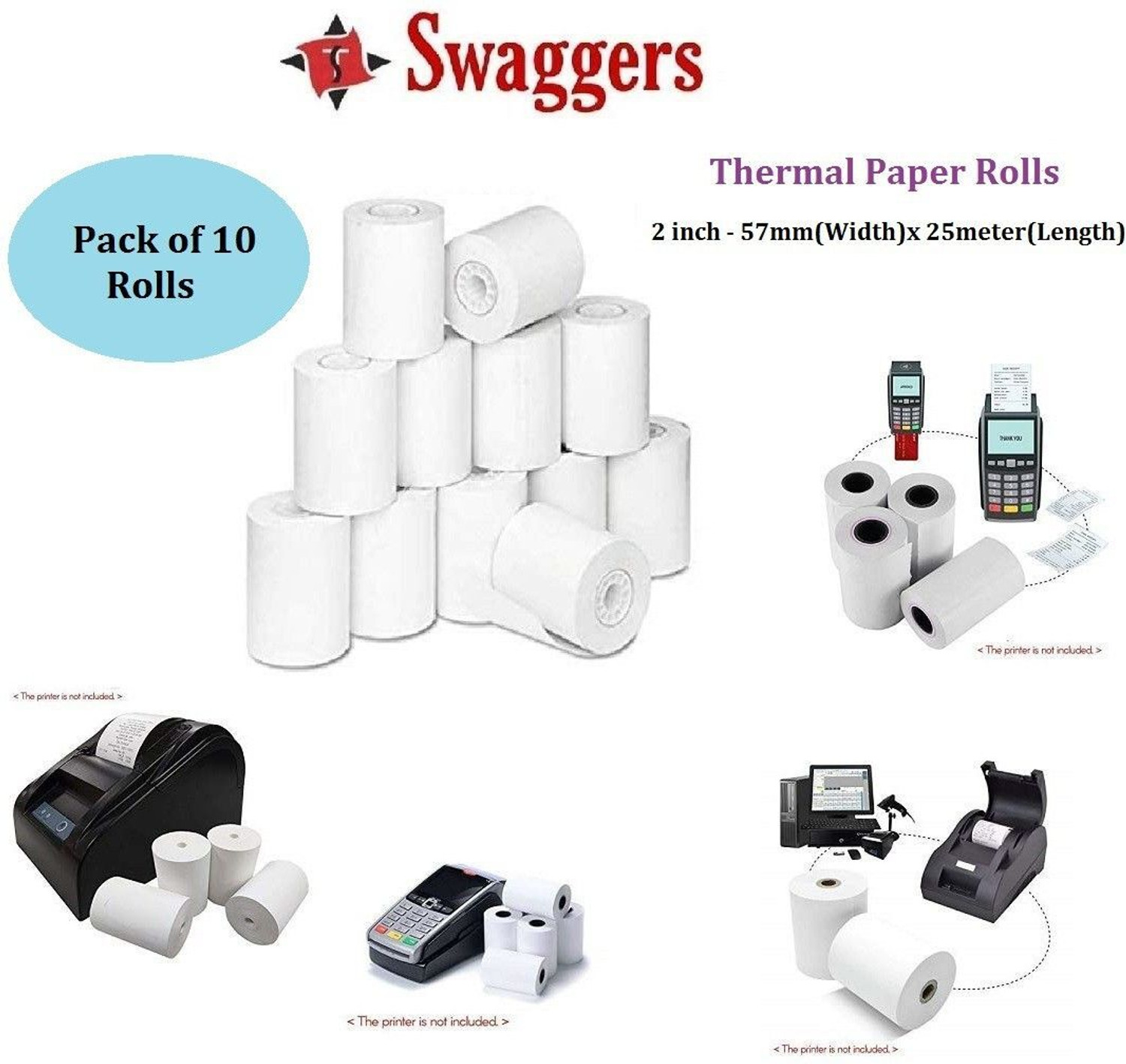 Image of Double A Unruled A3 70 gsm A3 Paper (Set of 5, White)