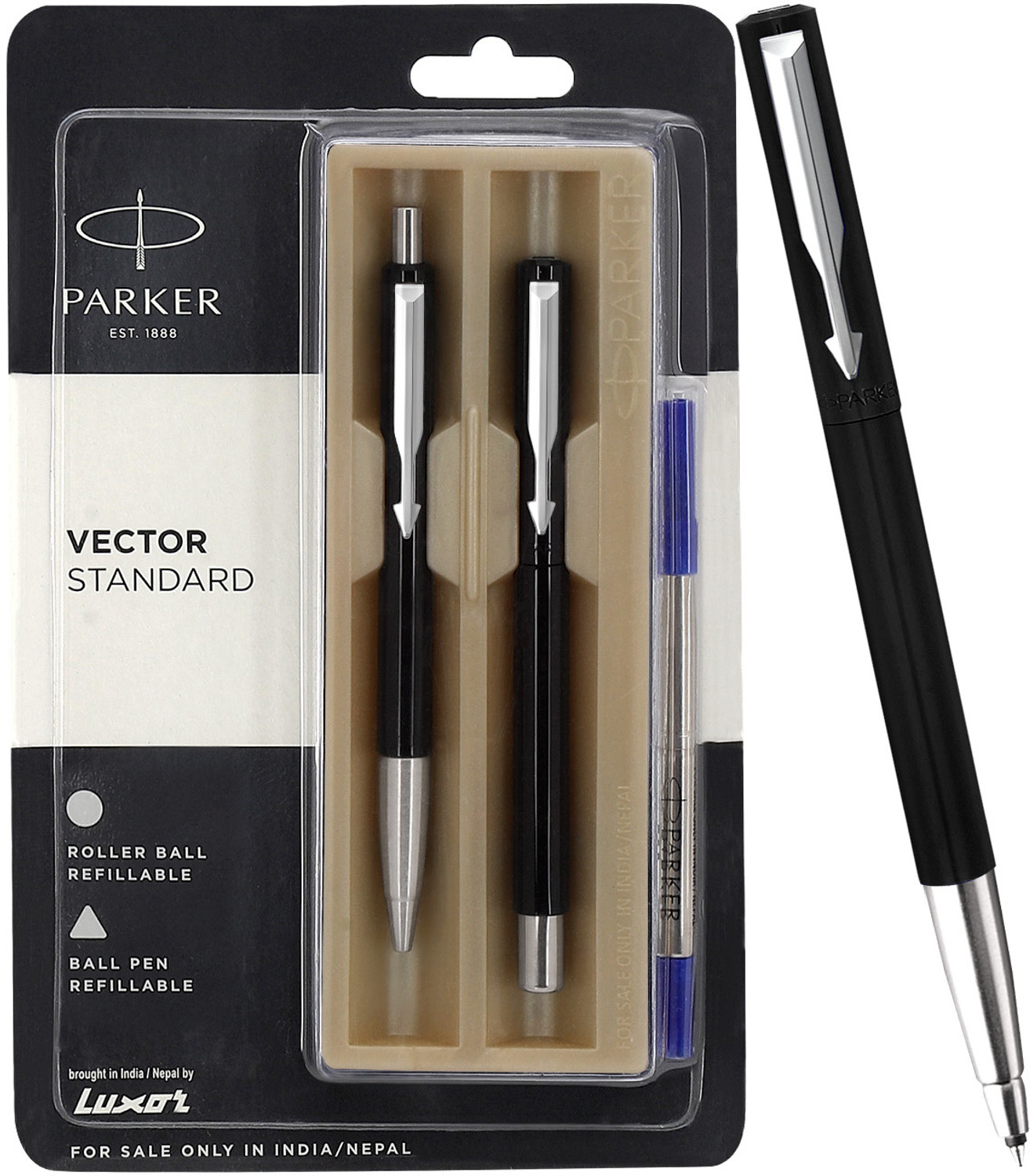 Parker Vector Standard Roller Pen + Ball Pen Gift Set – ₹396