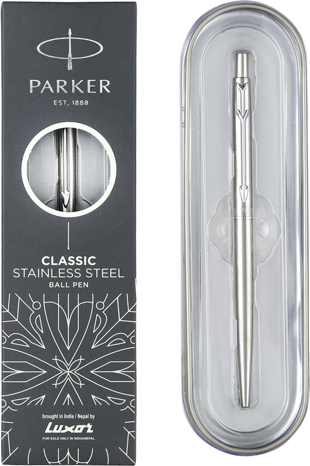 Parker Moments Classic SS Ball Pen – Smooth Ink, ₹340