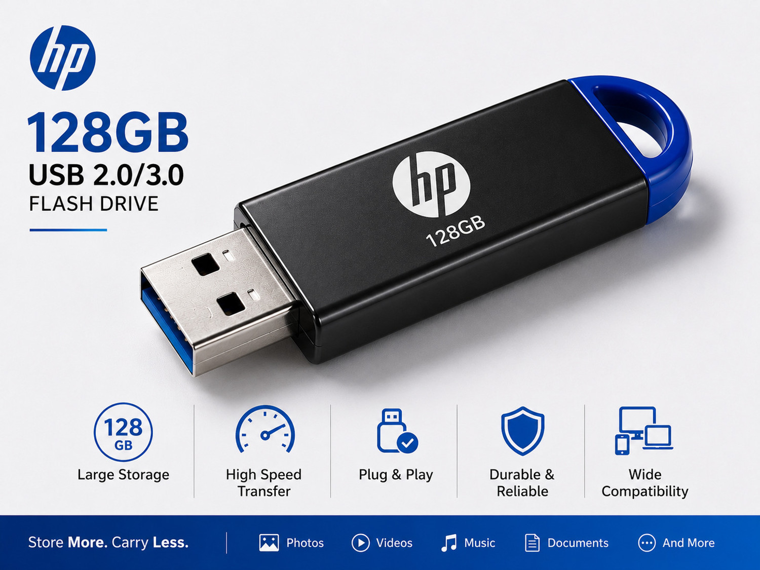 Image of SanDisk Pendrive 64GB USB 2.0 64 GB Pen Drive Compatible with Laptop, Audio Player, Mobile, Desktop Computer, Tablet, Television USB 2.0 Plastic Case (Black, Red)