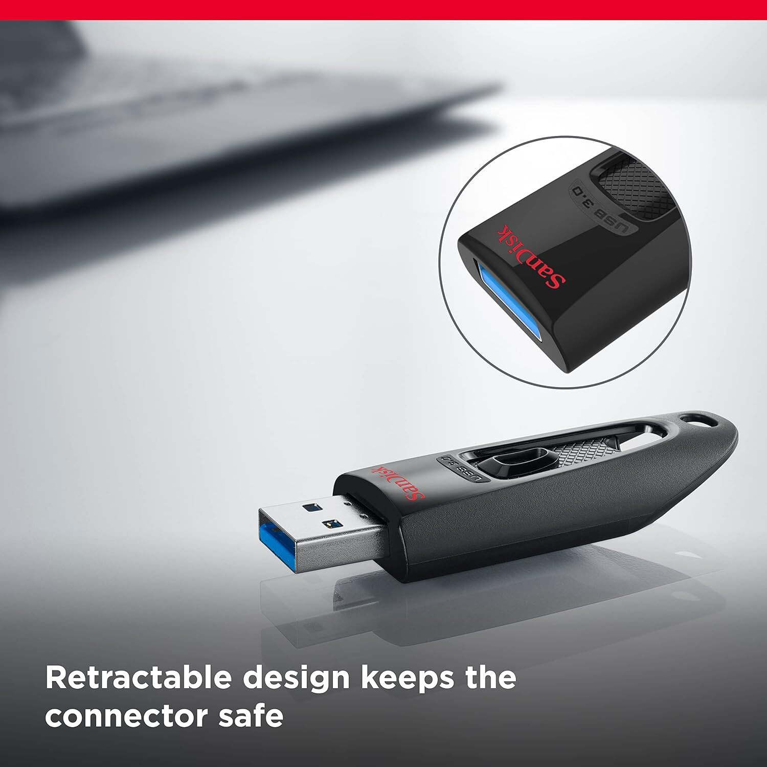 Image of SanDisk 128GB, USB 3.0, Flash Drive, Upto 130MB /s R, Pendrive, Black, 5Y Warranty 128 GB Pen Drive Compatible with Desktop Computer, Mobile, Laptop USB 3.0 Plastic Case (Black)