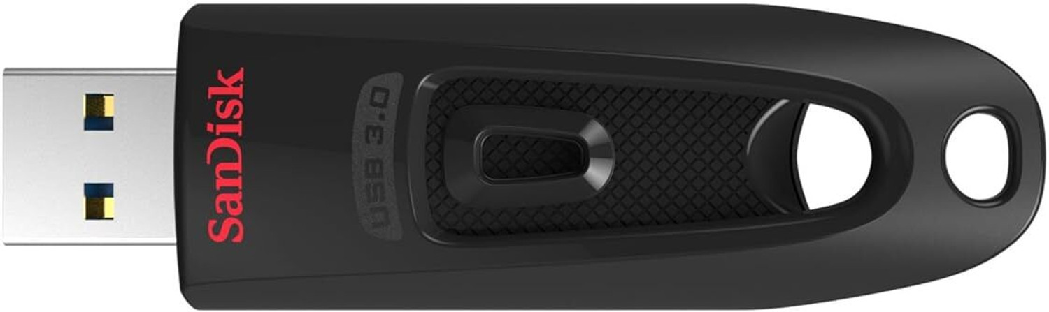 Image of SanDisk 128GB, USB 3.0, Flash Drive, Upto 130MB /s R, Pendrive, Black, 5Y Warranty 128 GB Pen Drive Compatible with Desktop Computer, Mobile, Laptop USB 3.0 Plastic Case (Black)
